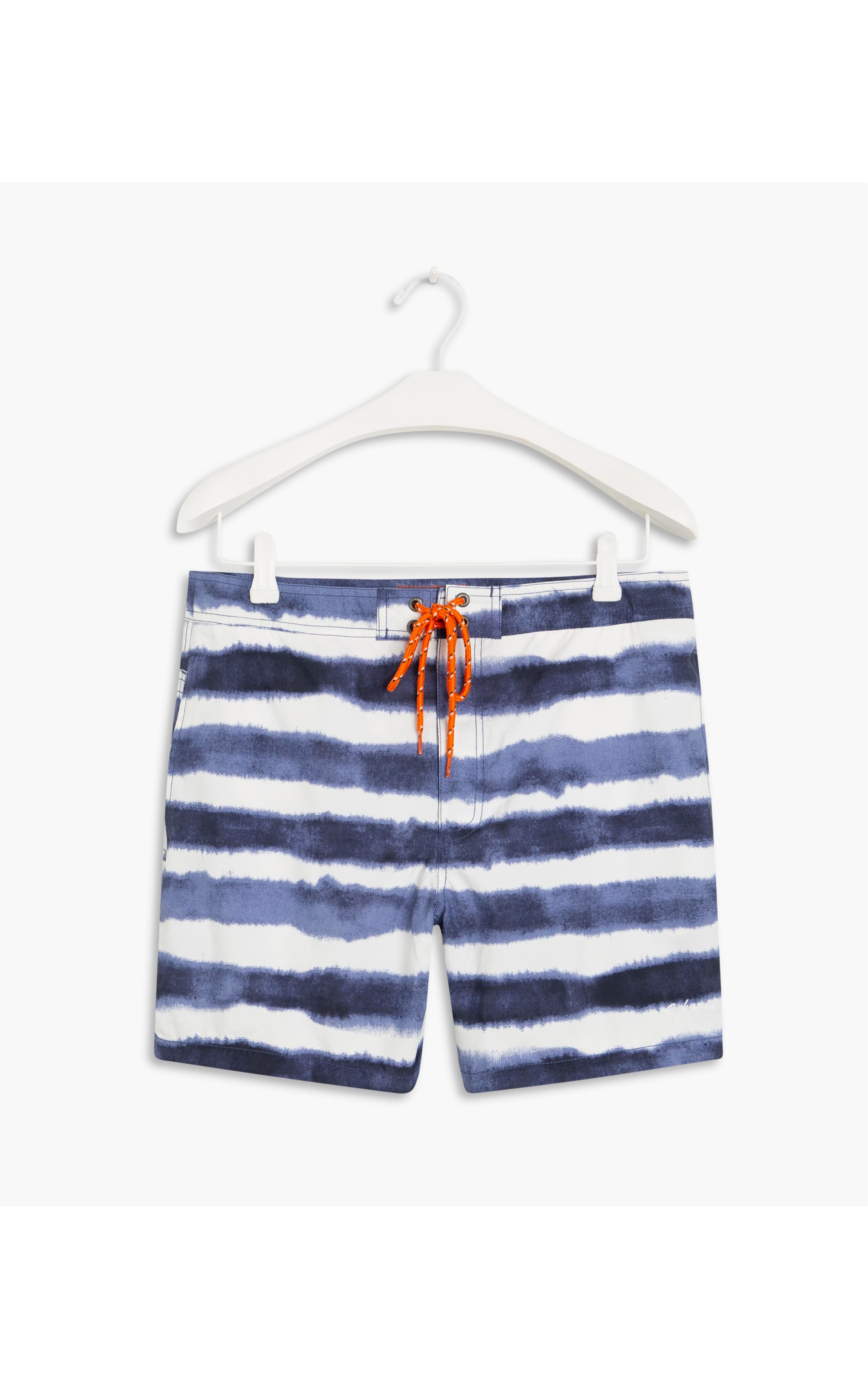 Printed Short Ibiza Tie Dye Listrado Azul Bic