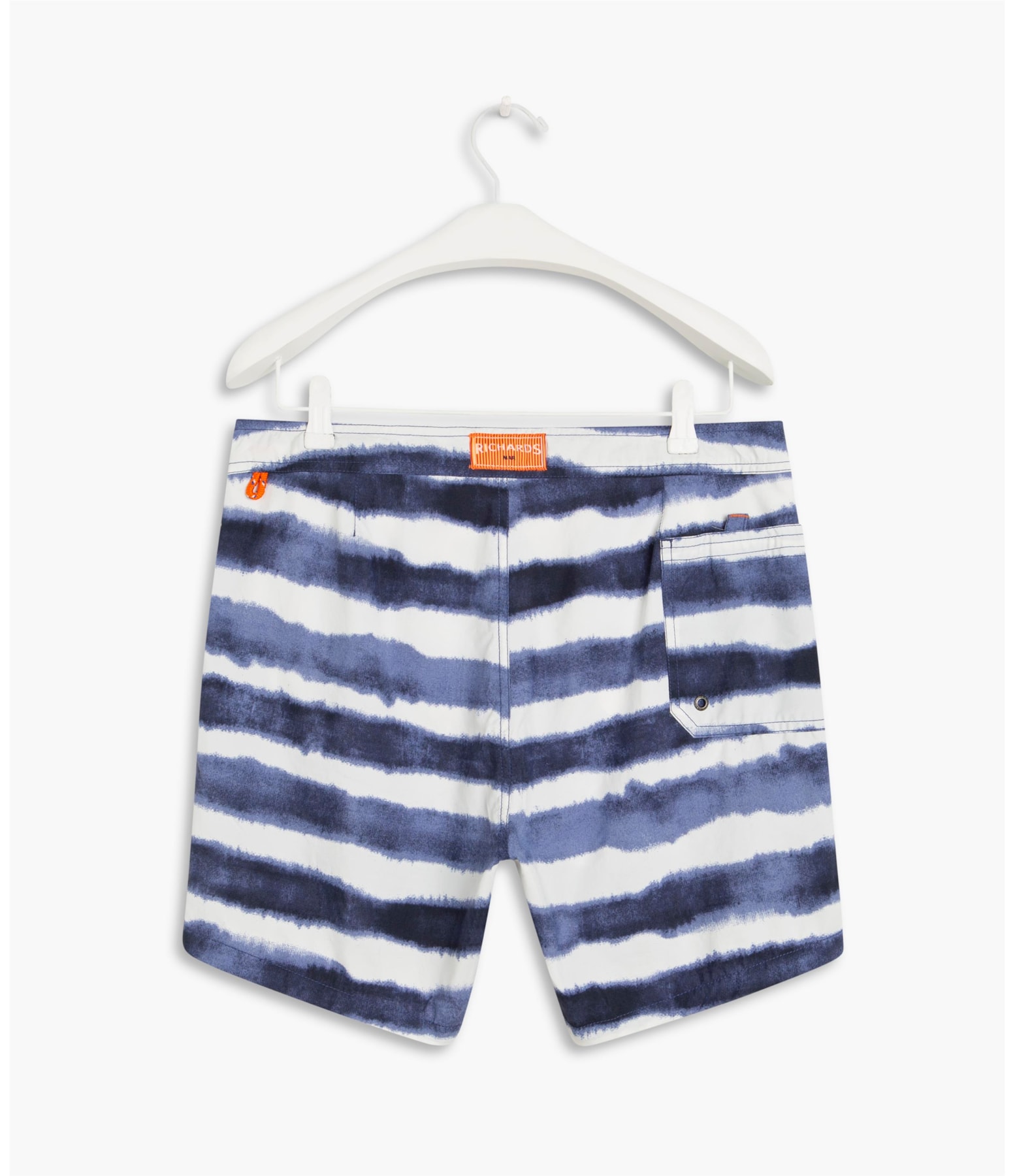 Printed Short Ibiza Tie Dye Listrado Azul Bic