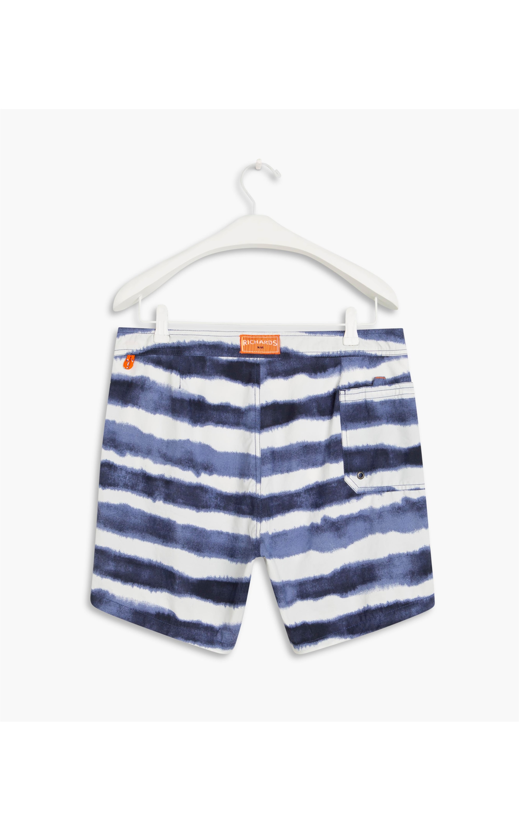 Printed Short Ibiza Tie Dye Listrado Azul Bic