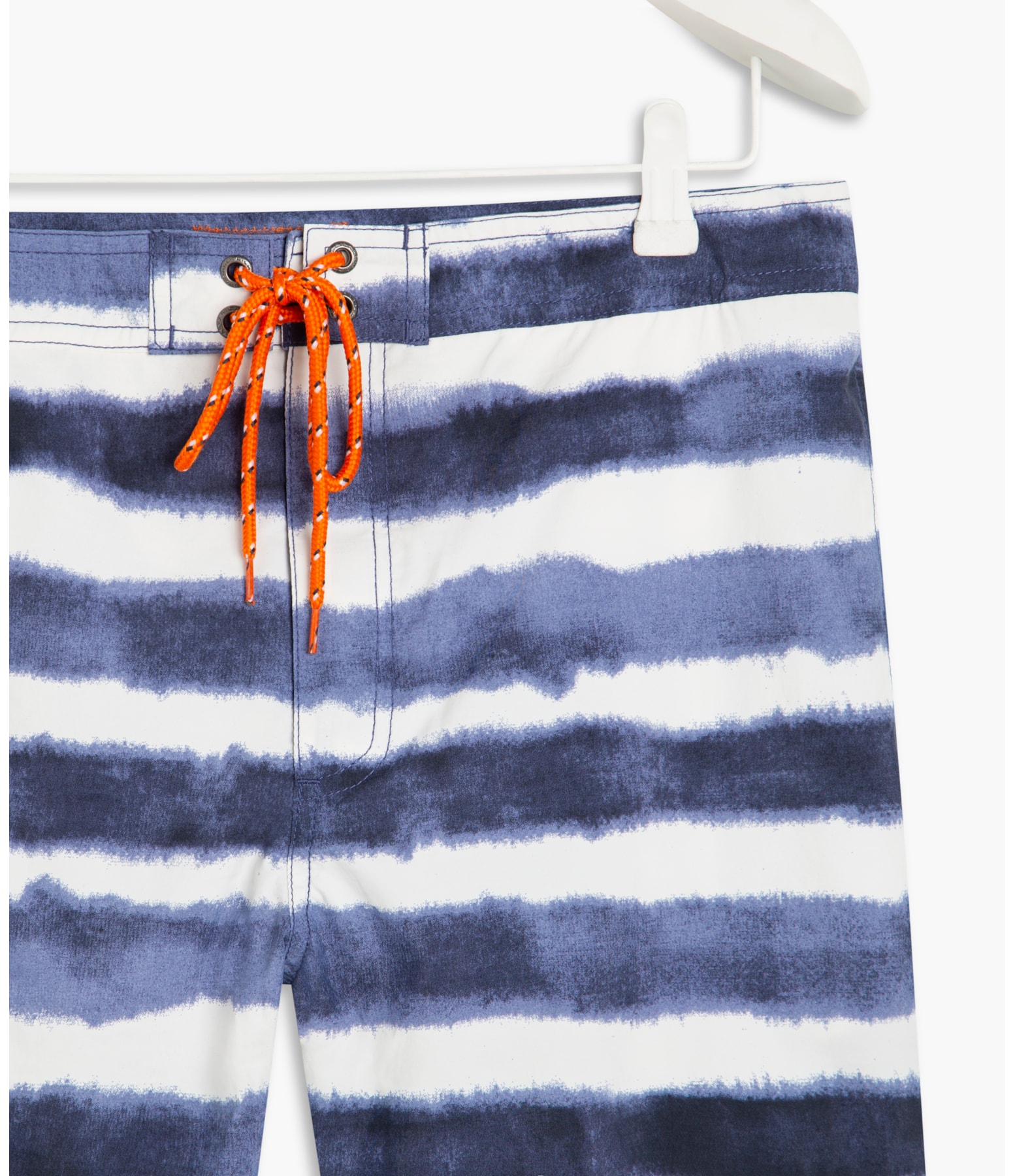 Printed Short Ibiza Tie Dye Listrado Azul Bic