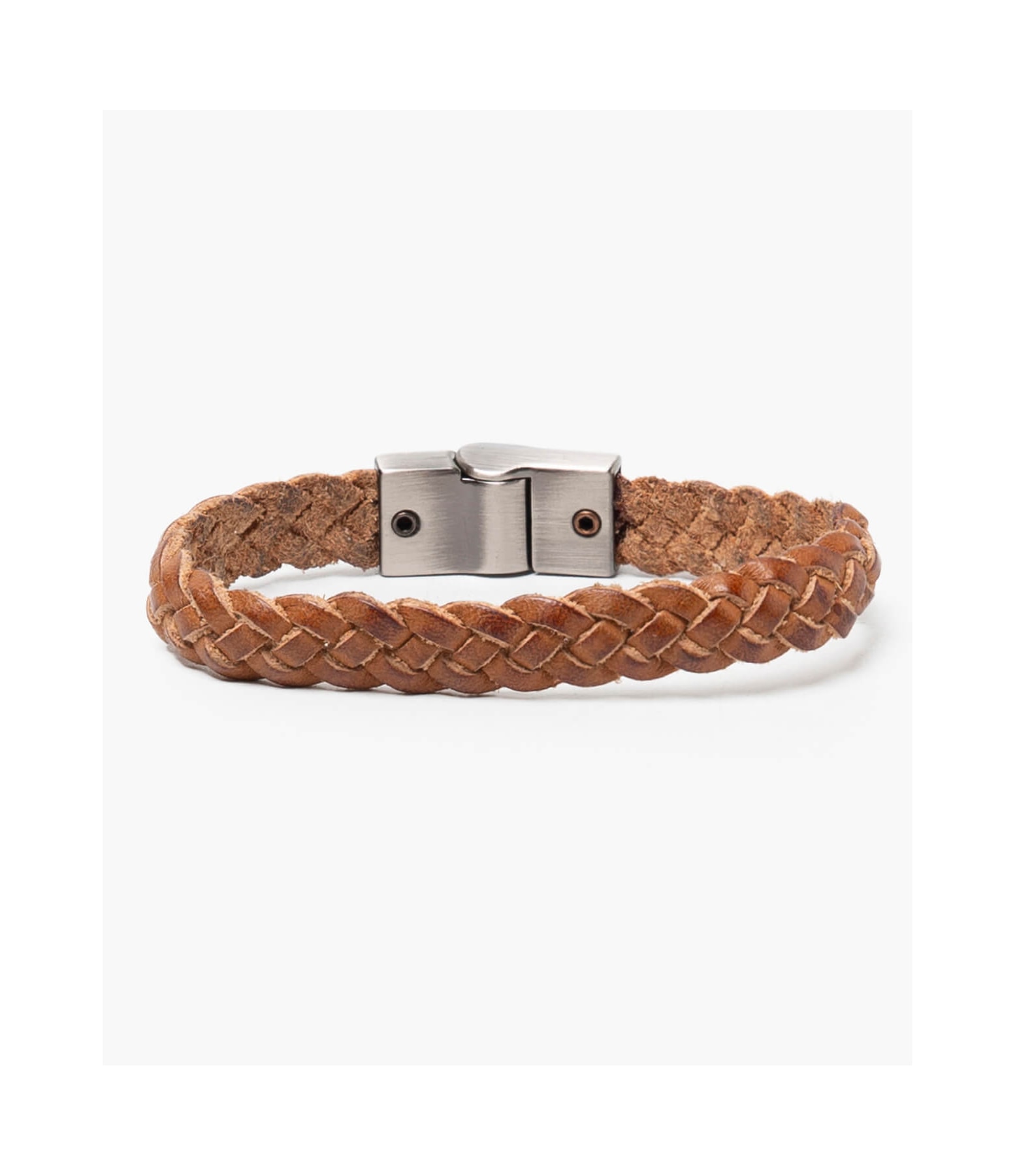 Pulseira Trançada Caramelo