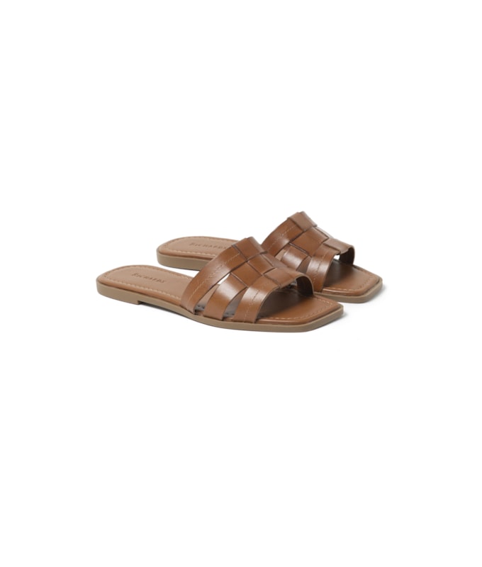 Rasteira Menton Camel