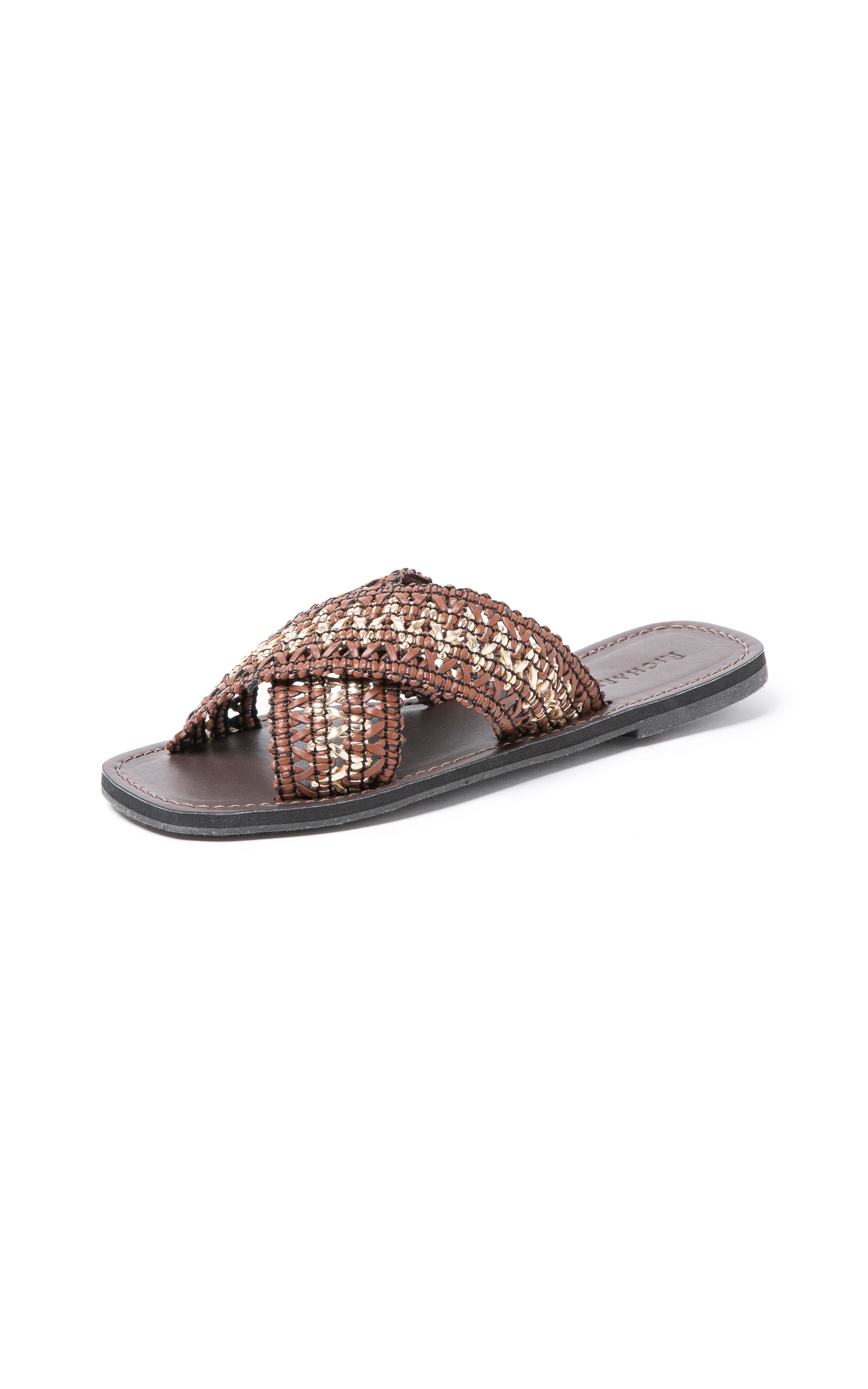 Rasteira Rosaline Camel