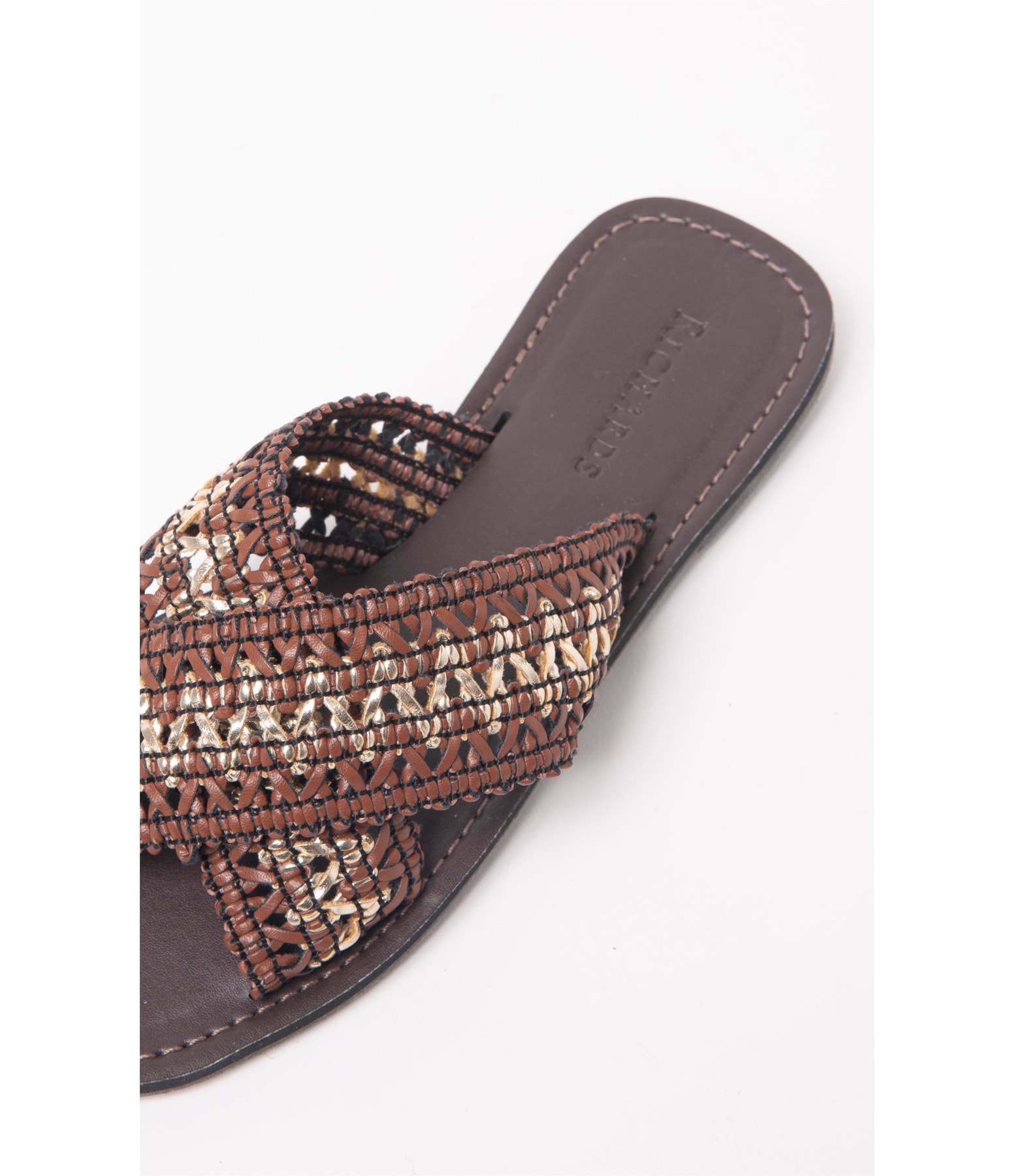 Rasteira Rosaline Camel