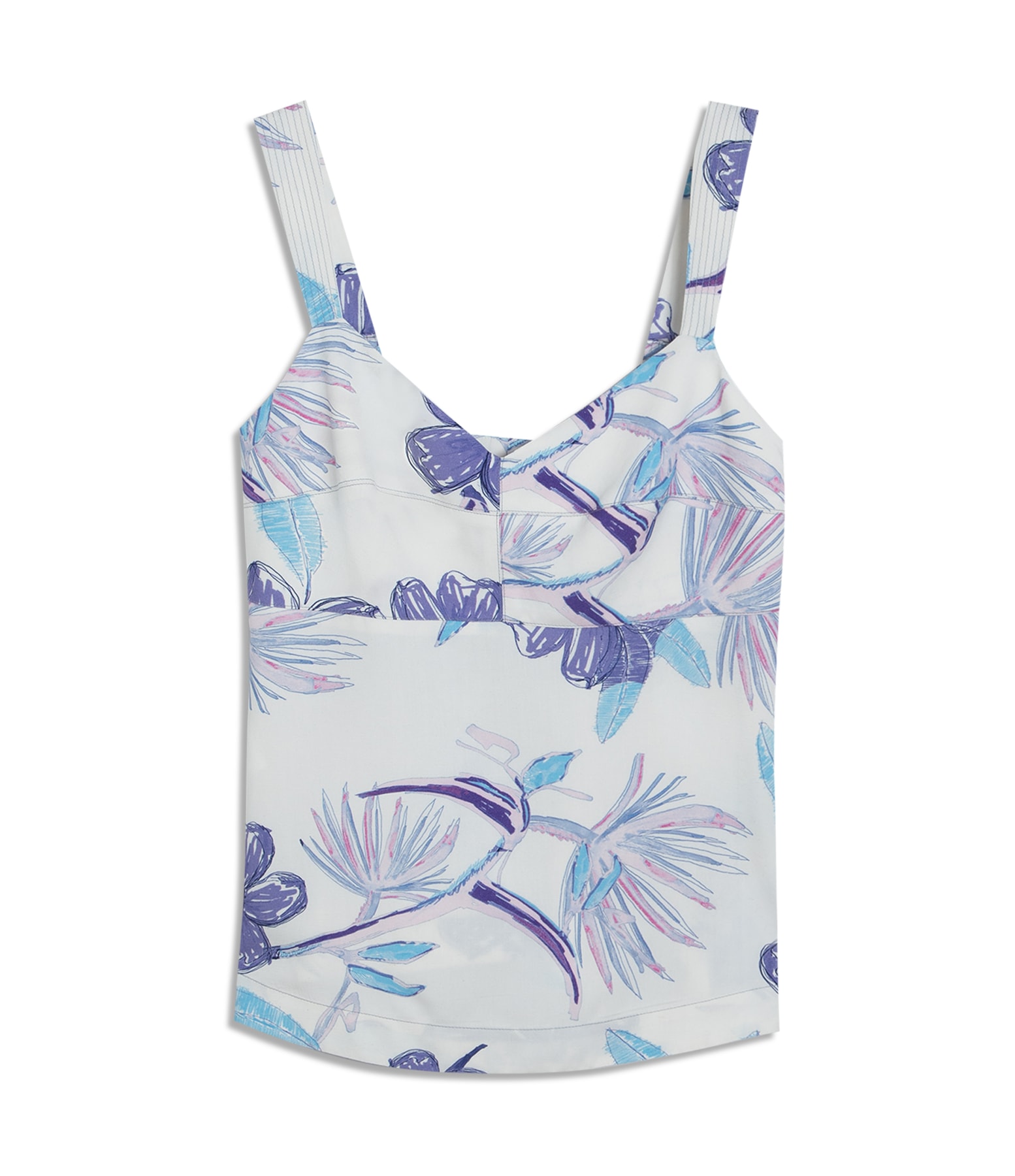 Regata Amelia Caete Linho Blend Branco