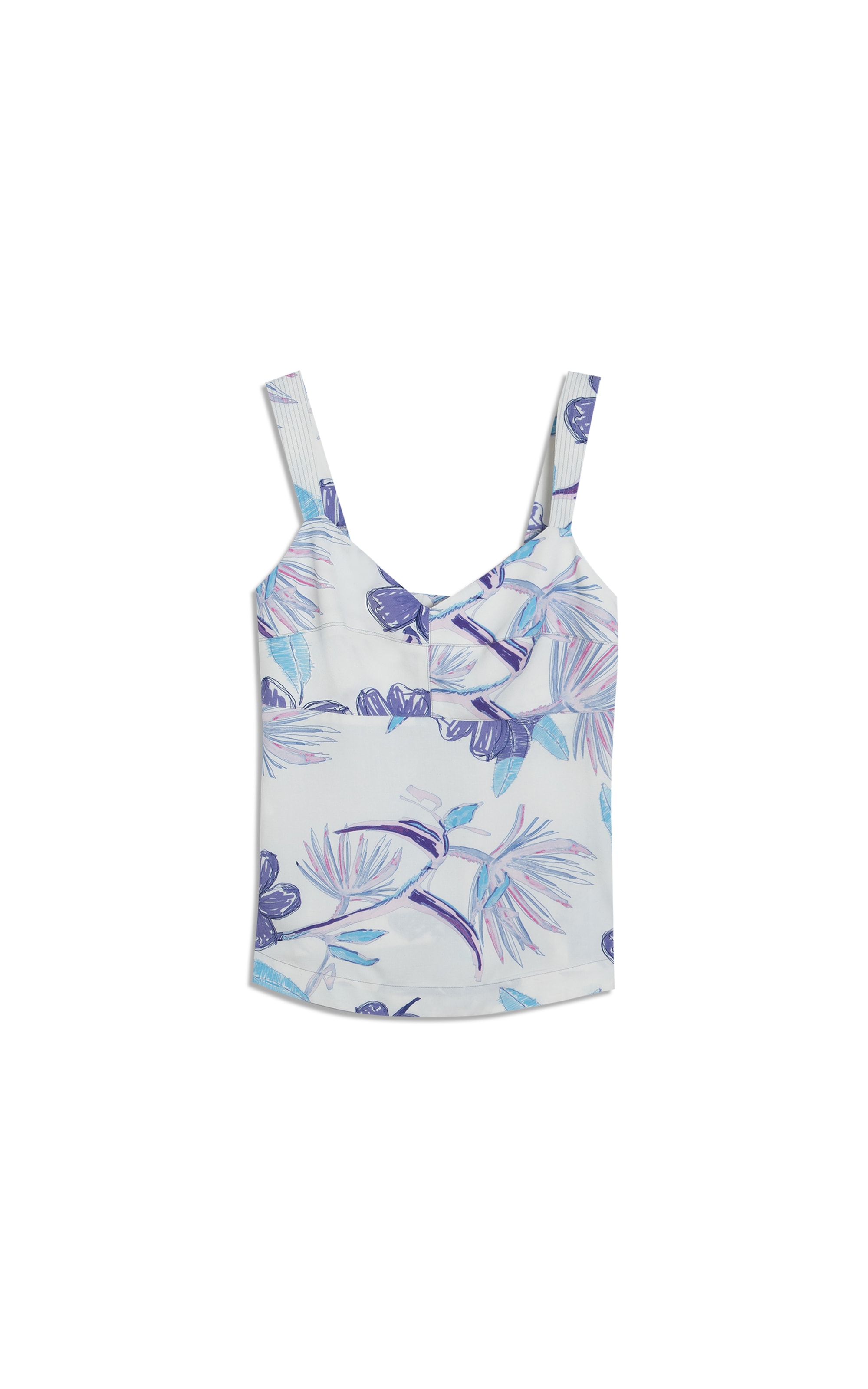 Regata Amelia Caete Linho Blend Branco