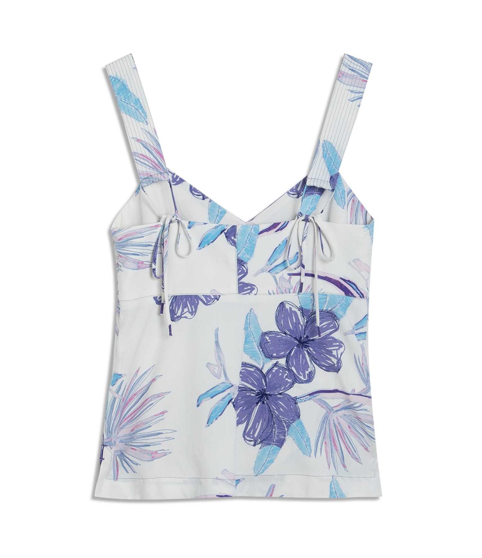 Regata Amelia Caete Linho Blend Branco