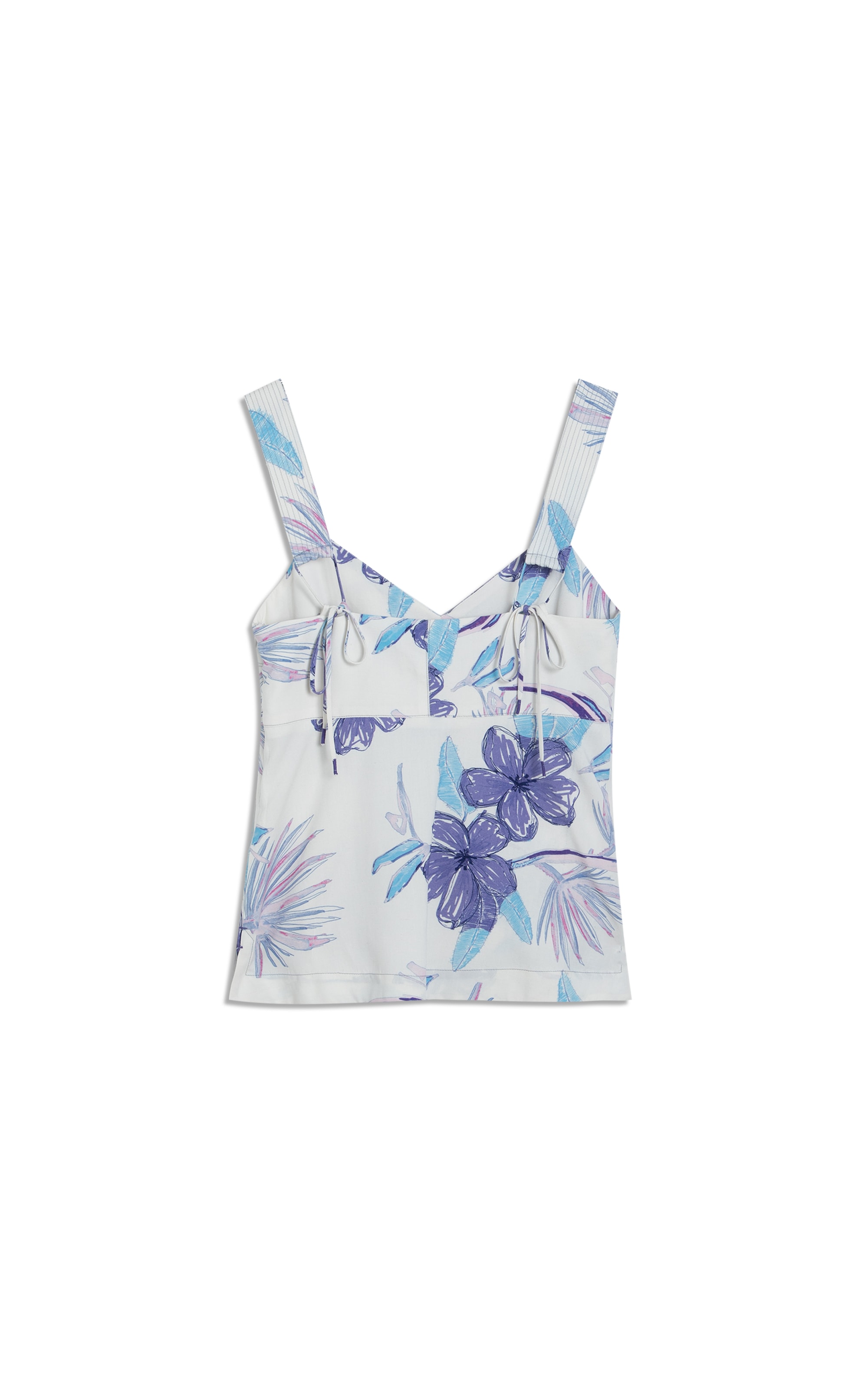Regata Amelia Caete Linho Blend Branco