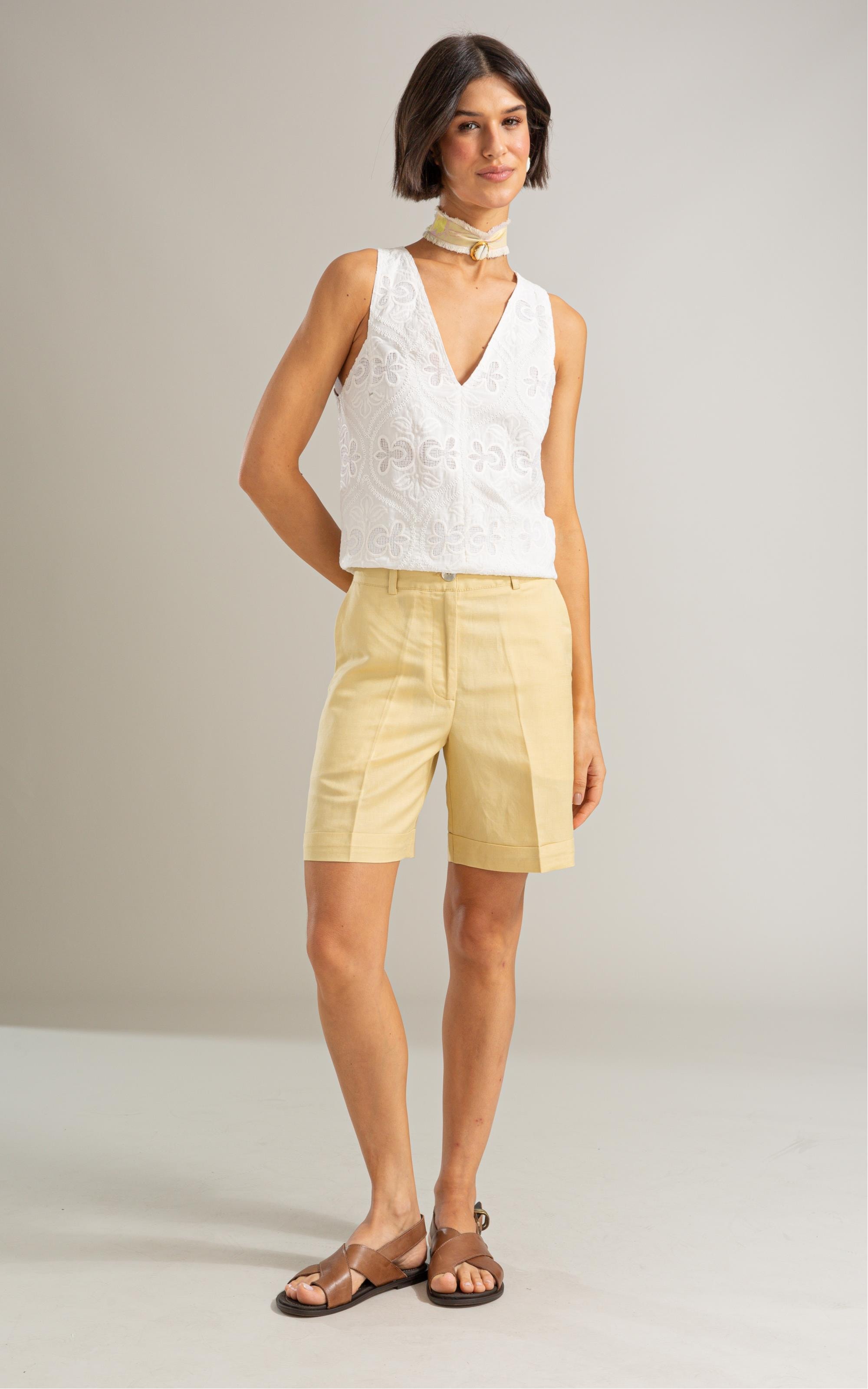 Regata Anne Laise Bordado Off White
