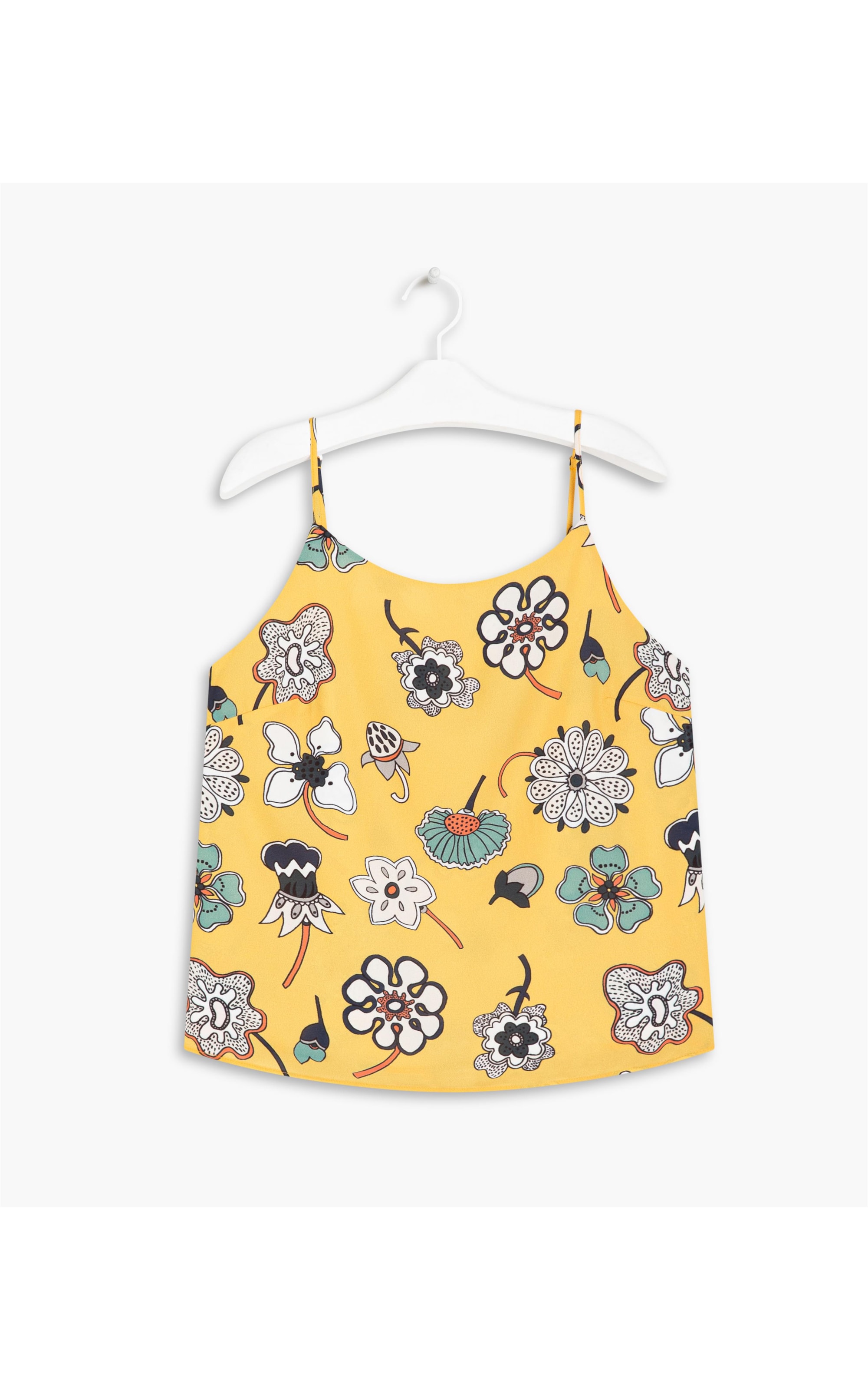 Regata Camila Est Geometrico Amarelo