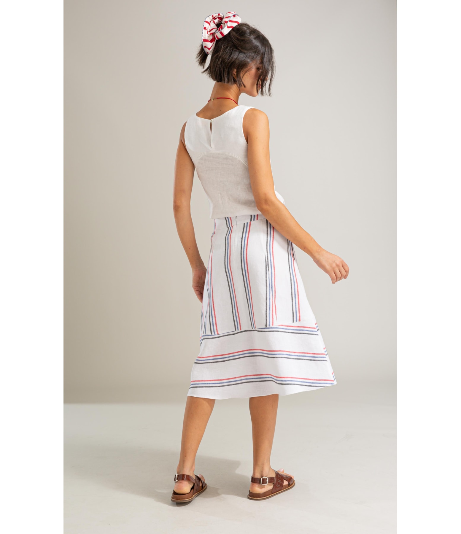 Regata Cleo Linho Branco