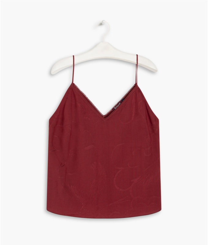 Regata Eloise Jacquard Bordeaux