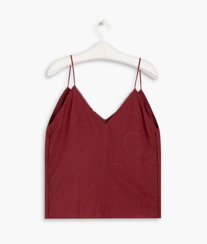 Regata Eloise Jacquard Bordeaux