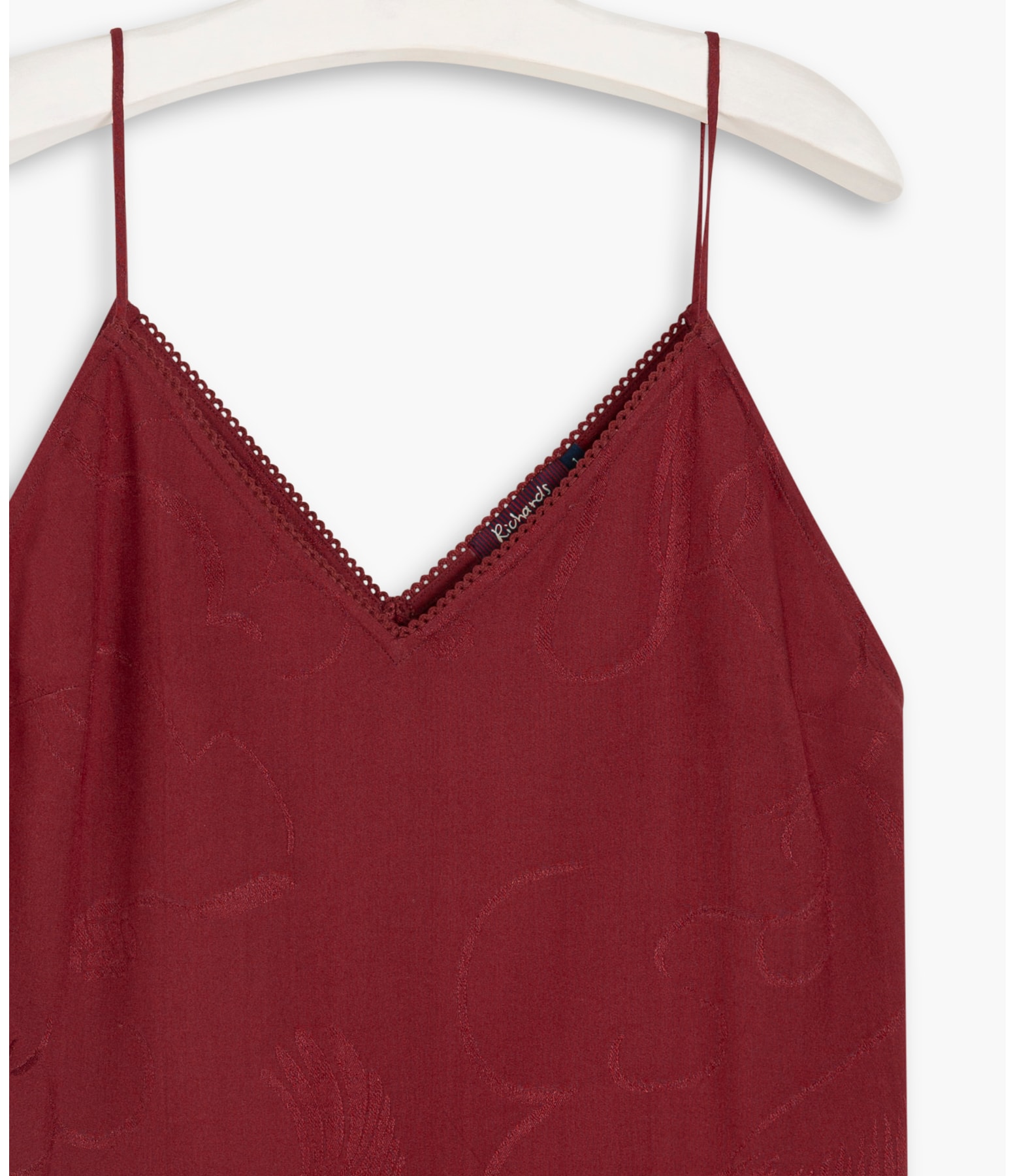 Regata Eloise Jacquard Bordeaux