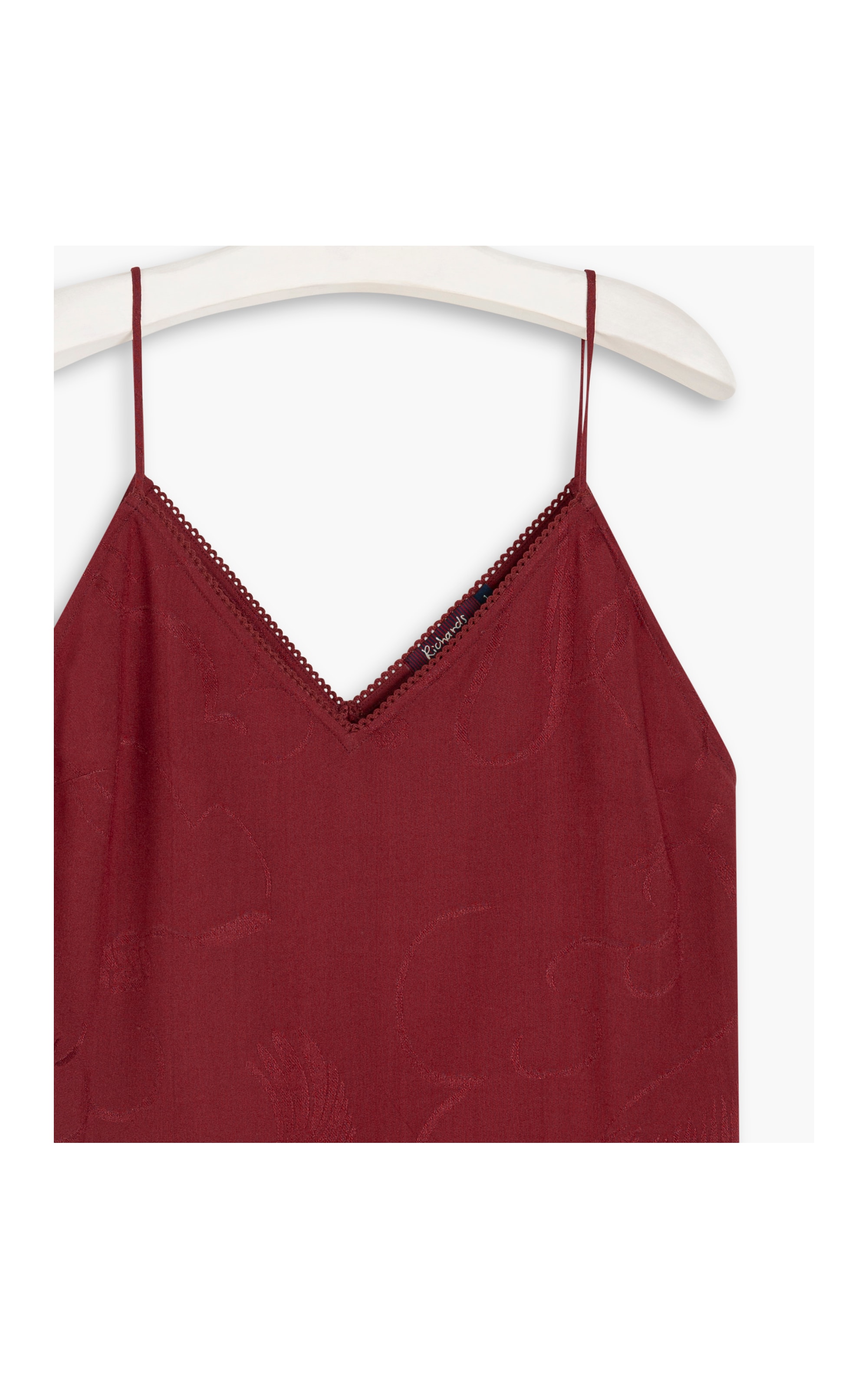 Regata Eloise Jacquard Bordeaux