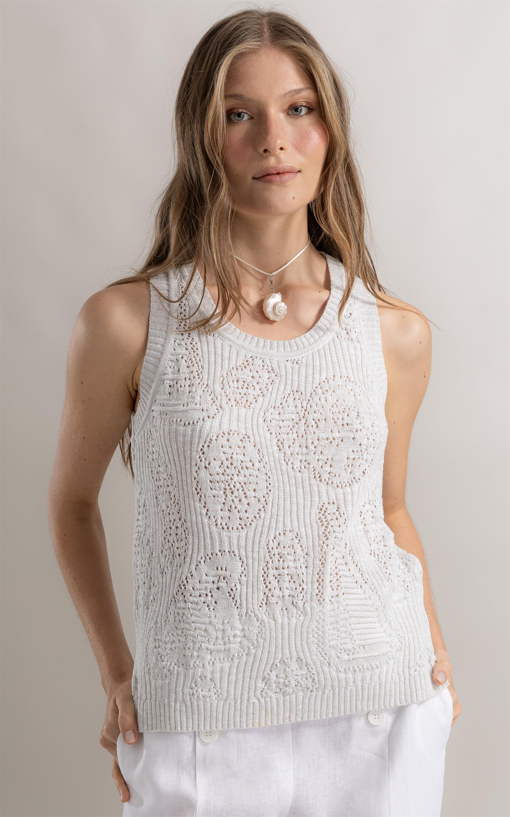 Regata Iris Jacquard Nautique Branco