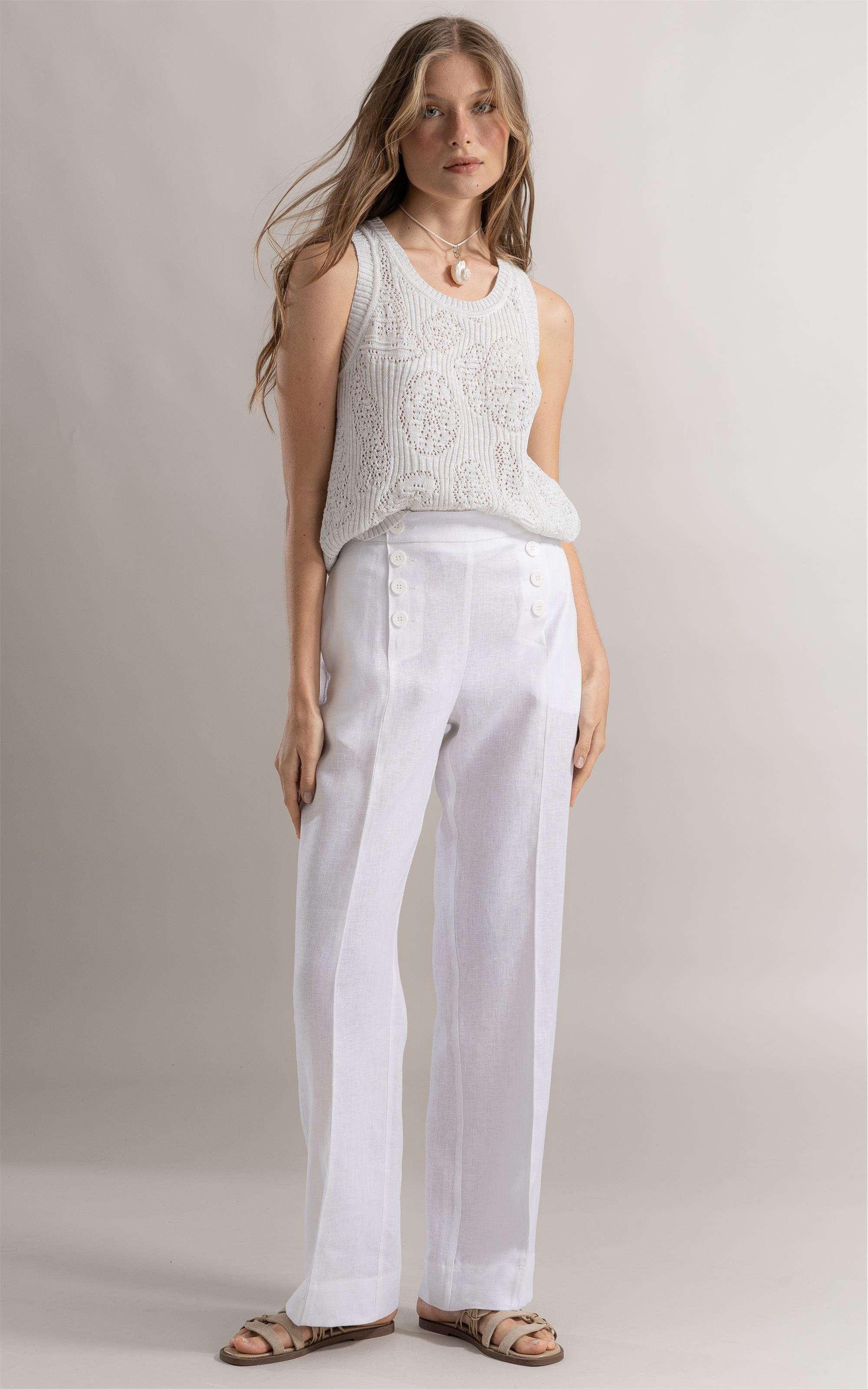 Regata Iris Jacquard Nautique Branco