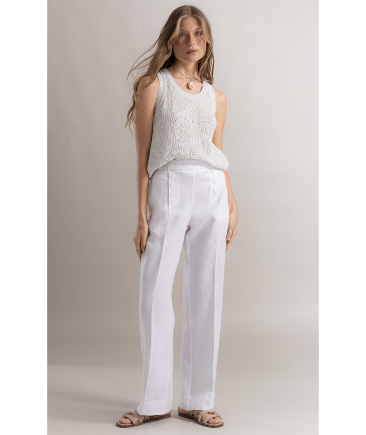 Regata Iris Jacquard Nautique Branco