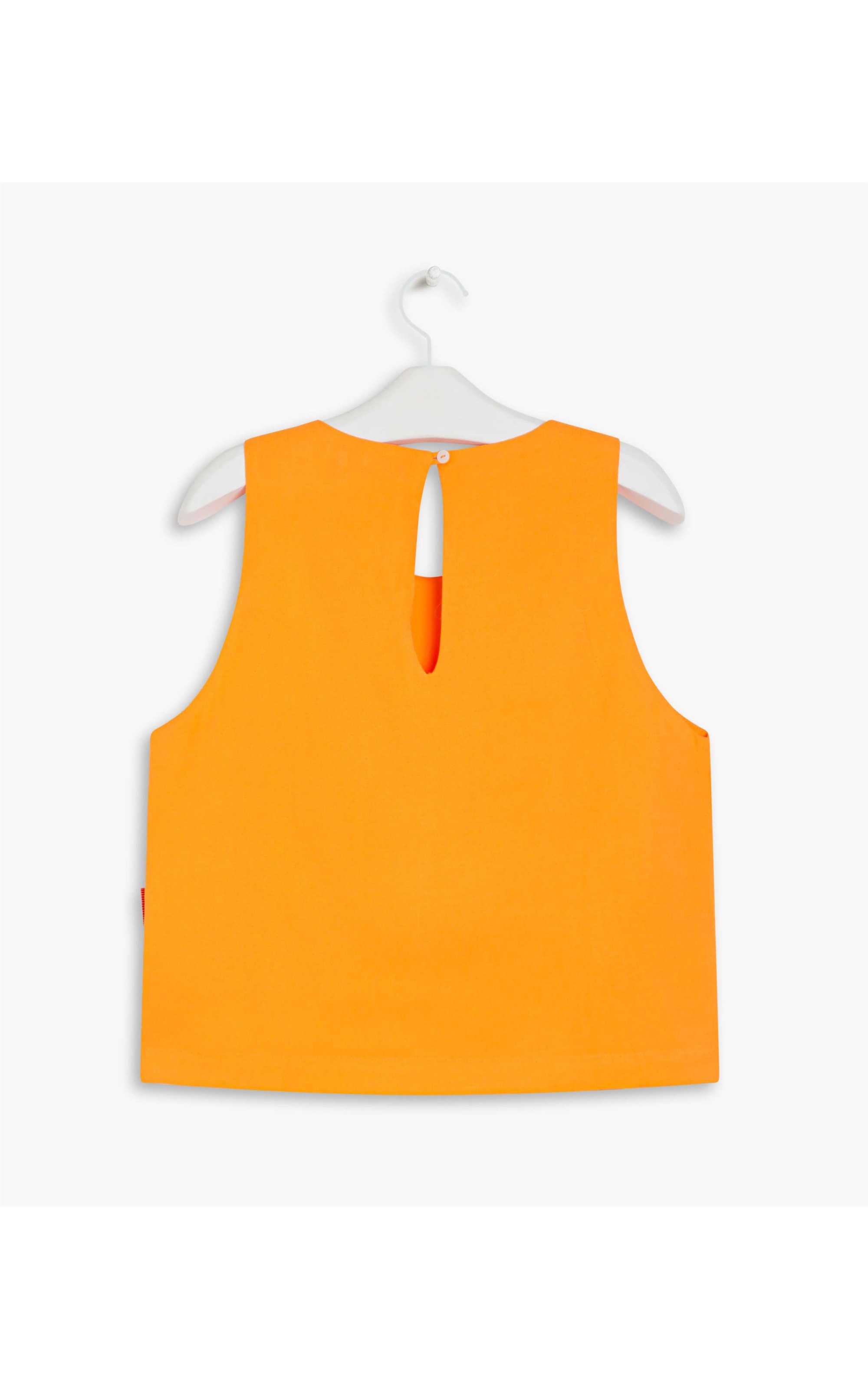 Regata Isis Crepe Liso Laranja
