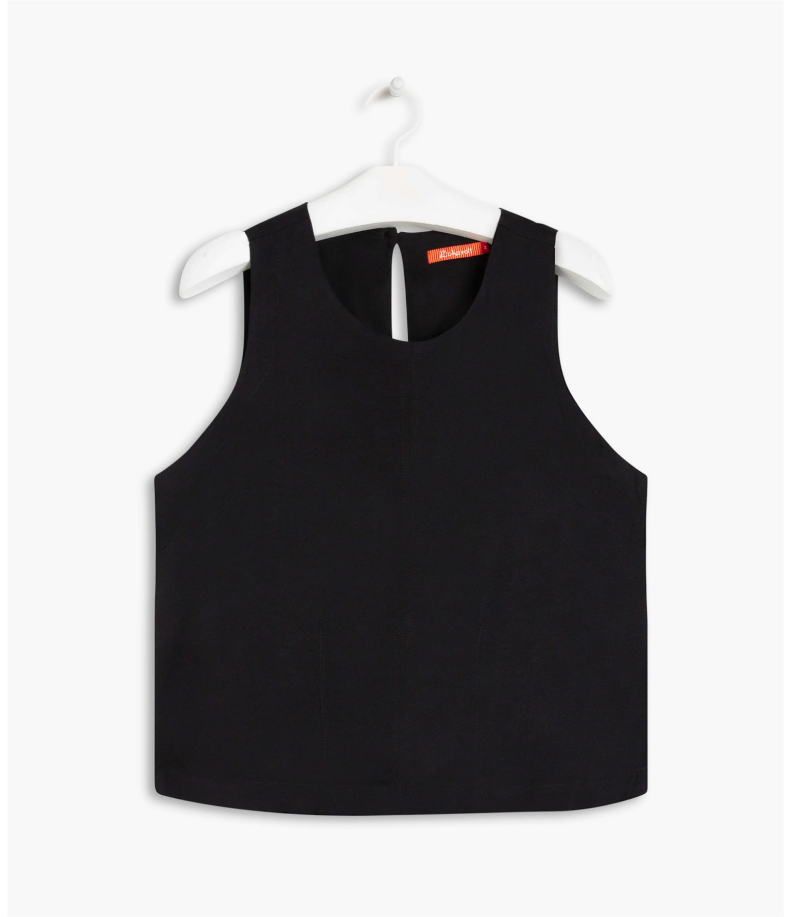 Regata Isis Crepe Liso Preto