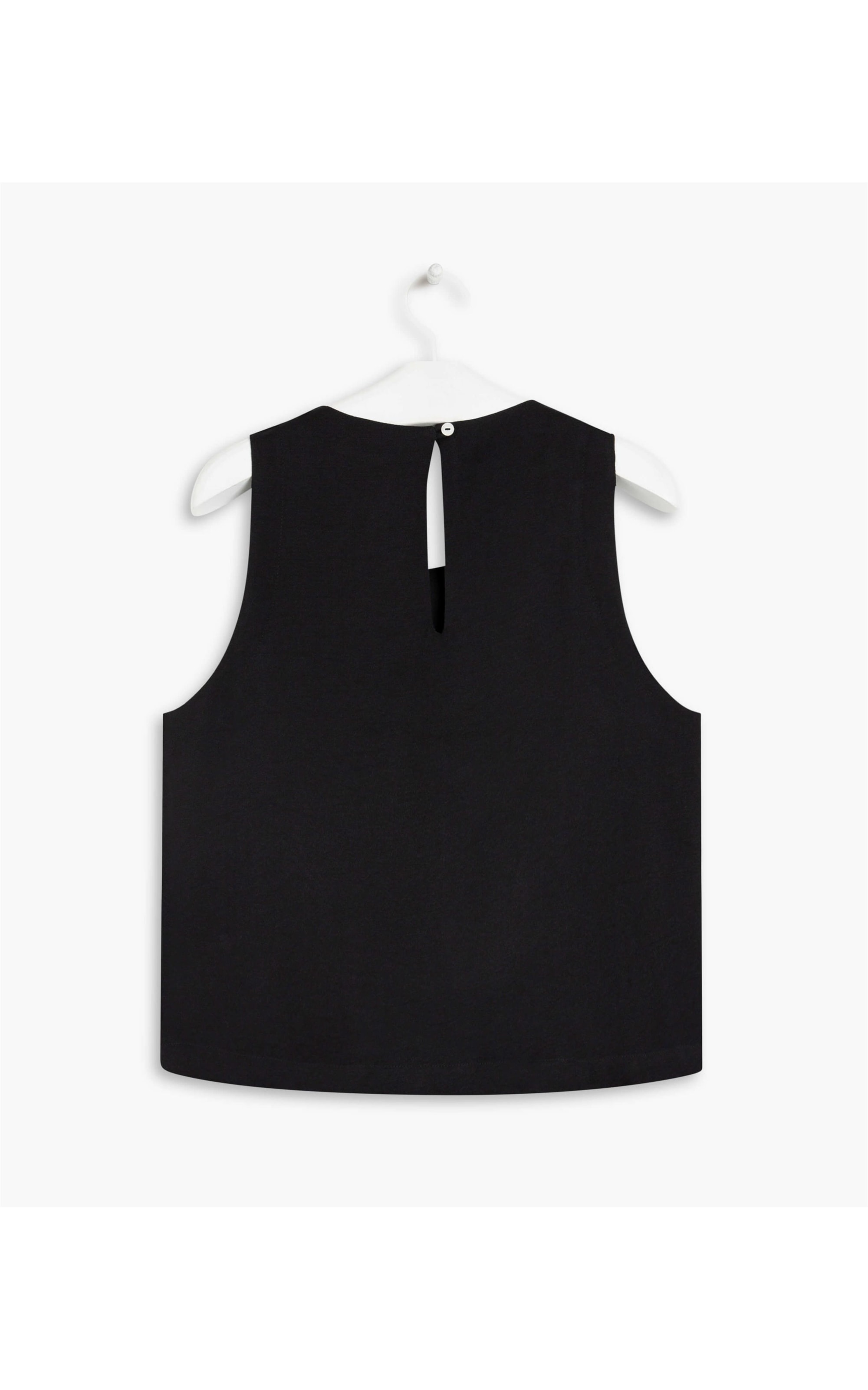 Regata Isis Crepe Liso Preto