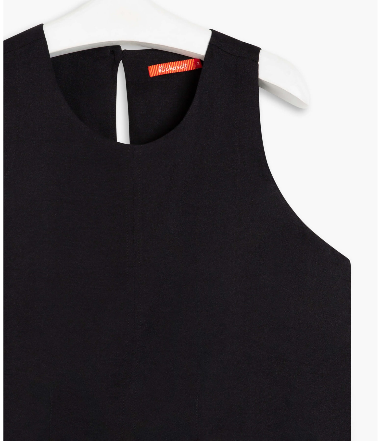 Regata Isis Crepe Liso Preto