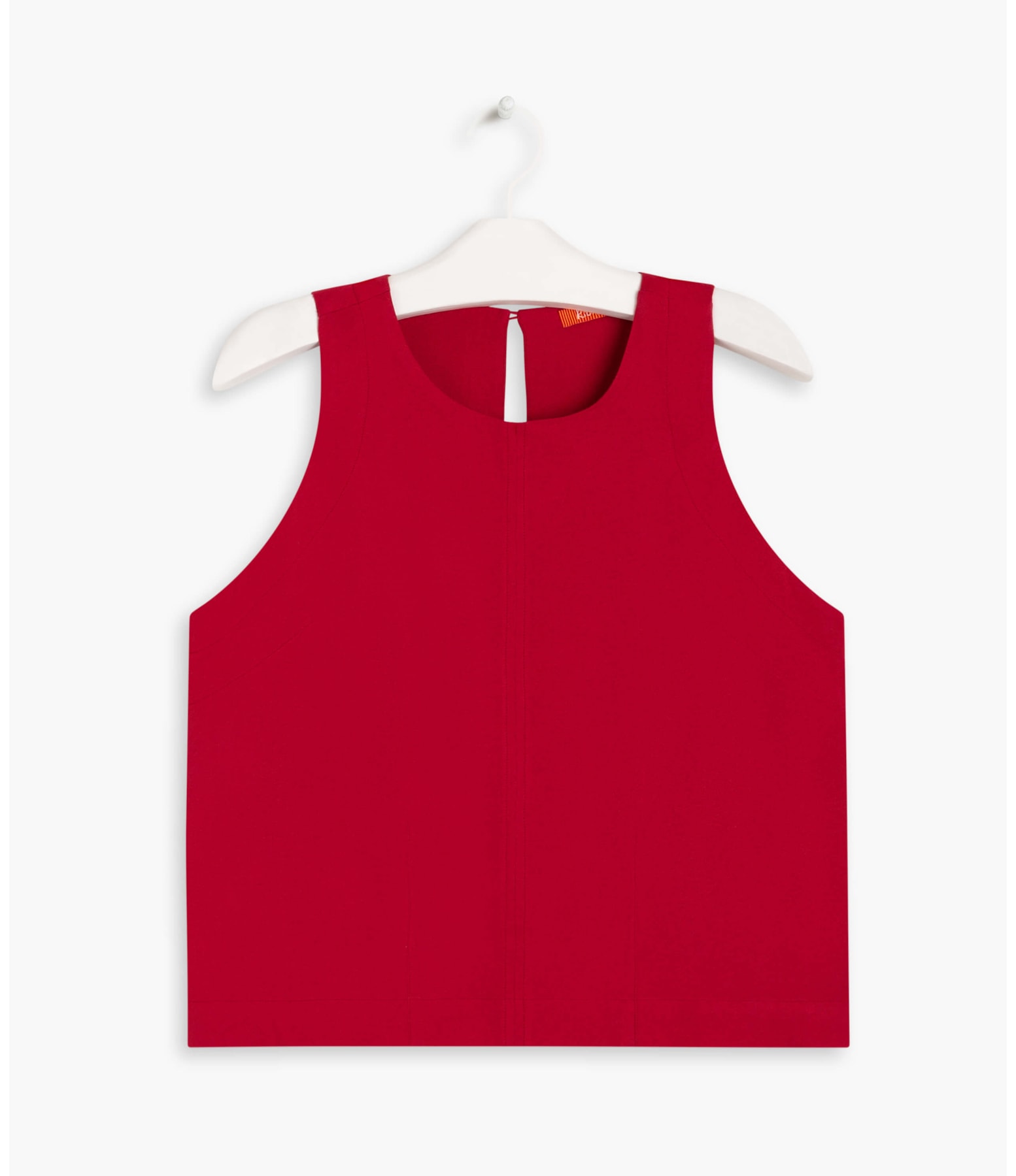Regata Isis Crepe Liso Vermelho
