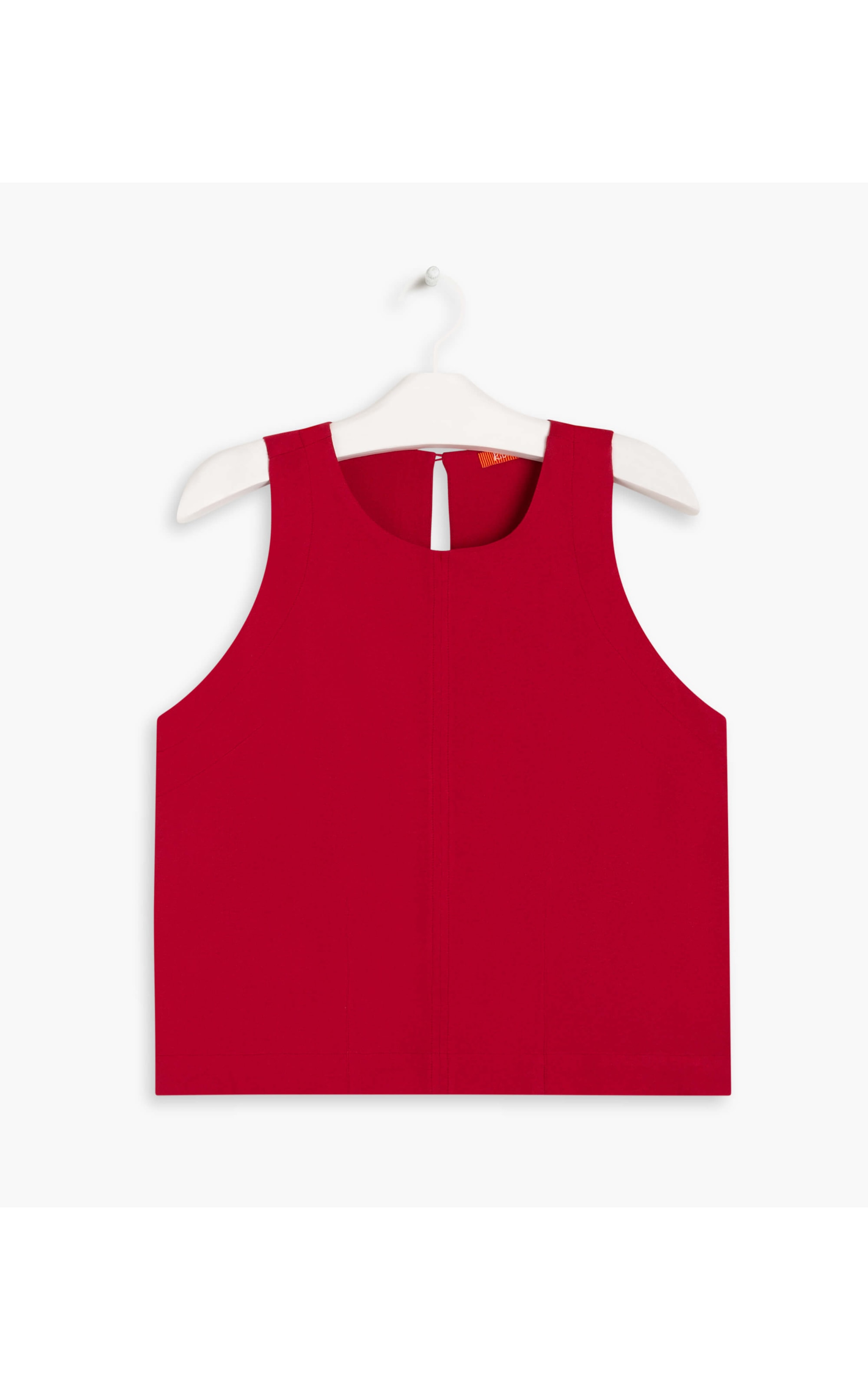 Regata Isis Crepe Liso Vermelho