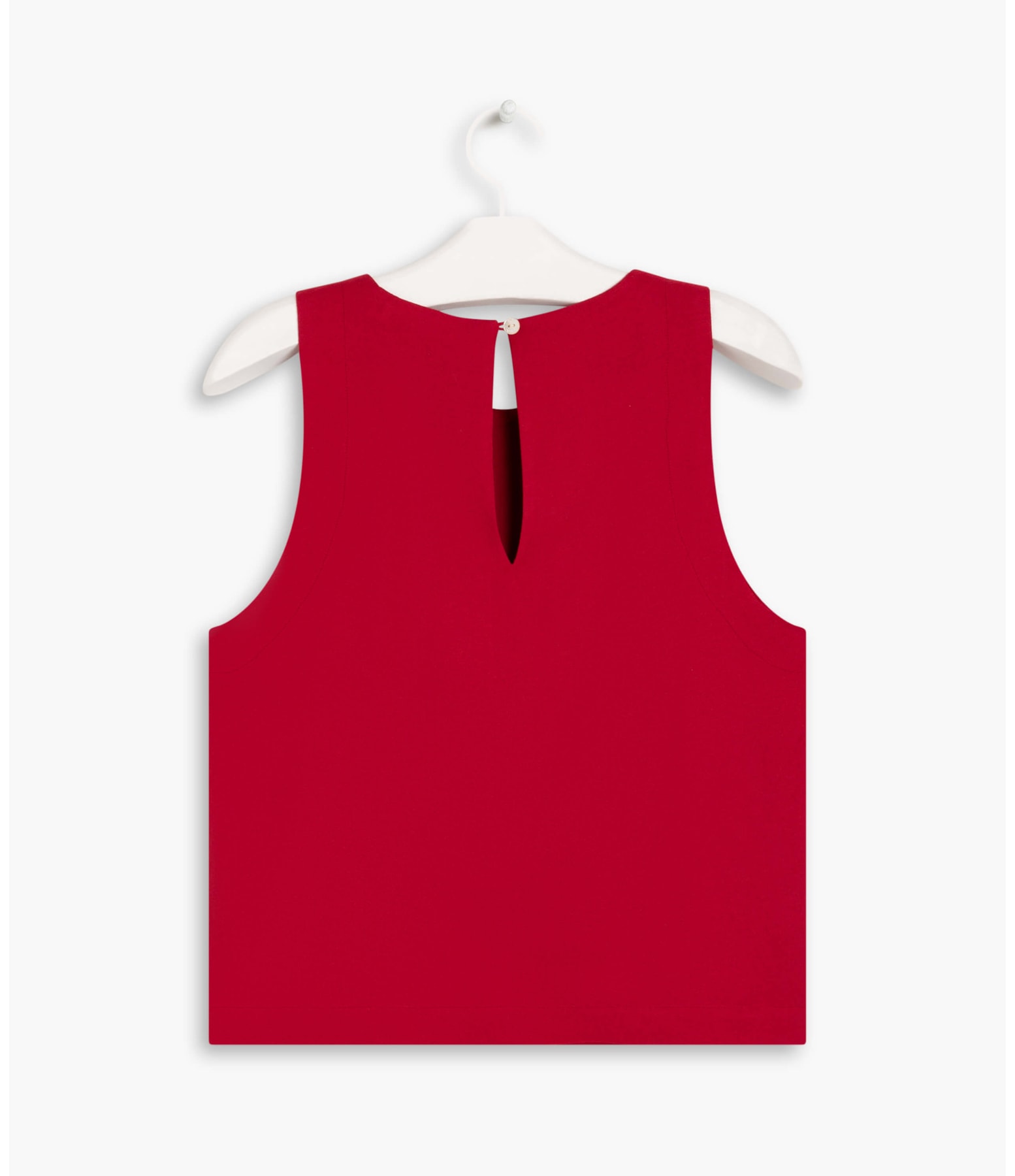 Regata Isis Crepe Liso Vermelho