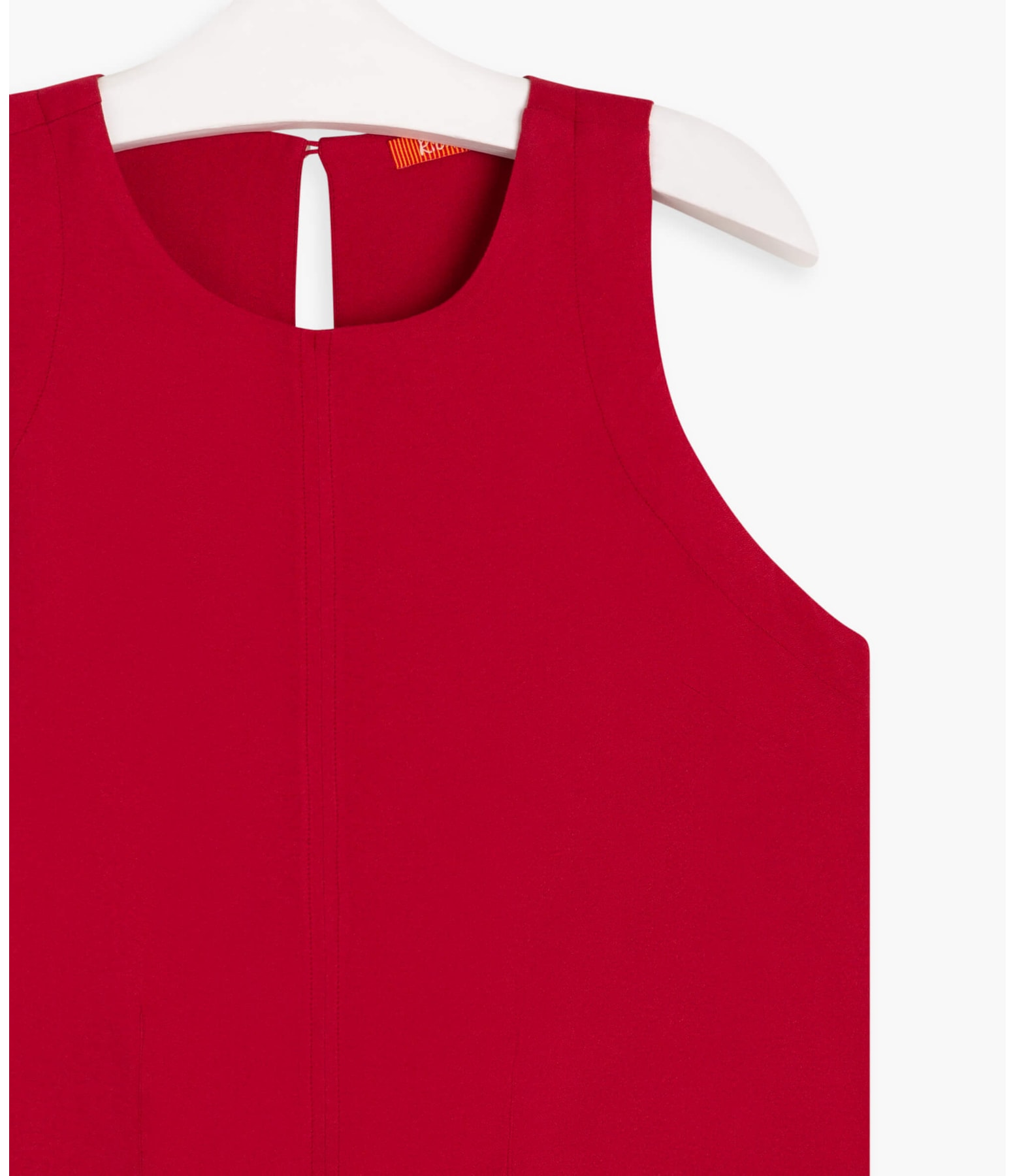 Regata Isis Crepe Liso Vermelho