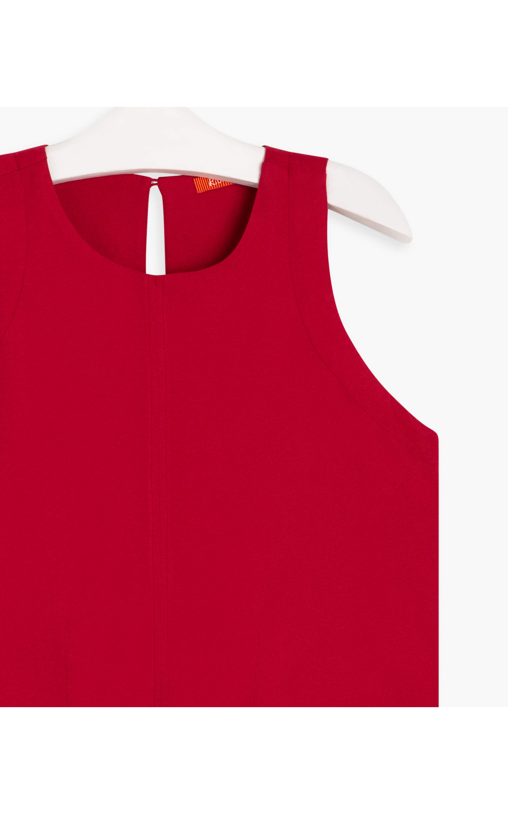 Regata Isis Crepe Liso Vermelho