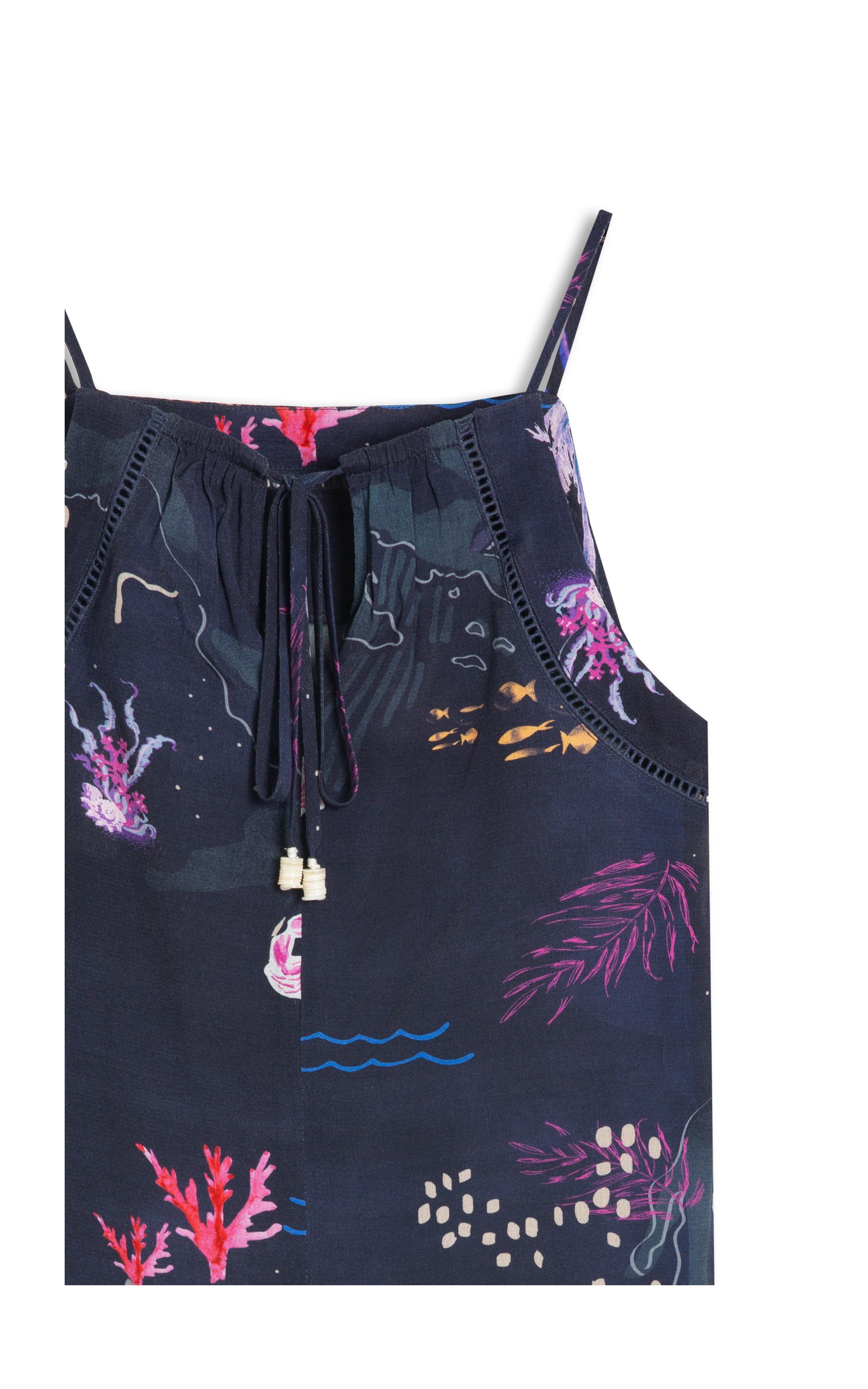 Regata Jin Mapa Viscose Dark Navy