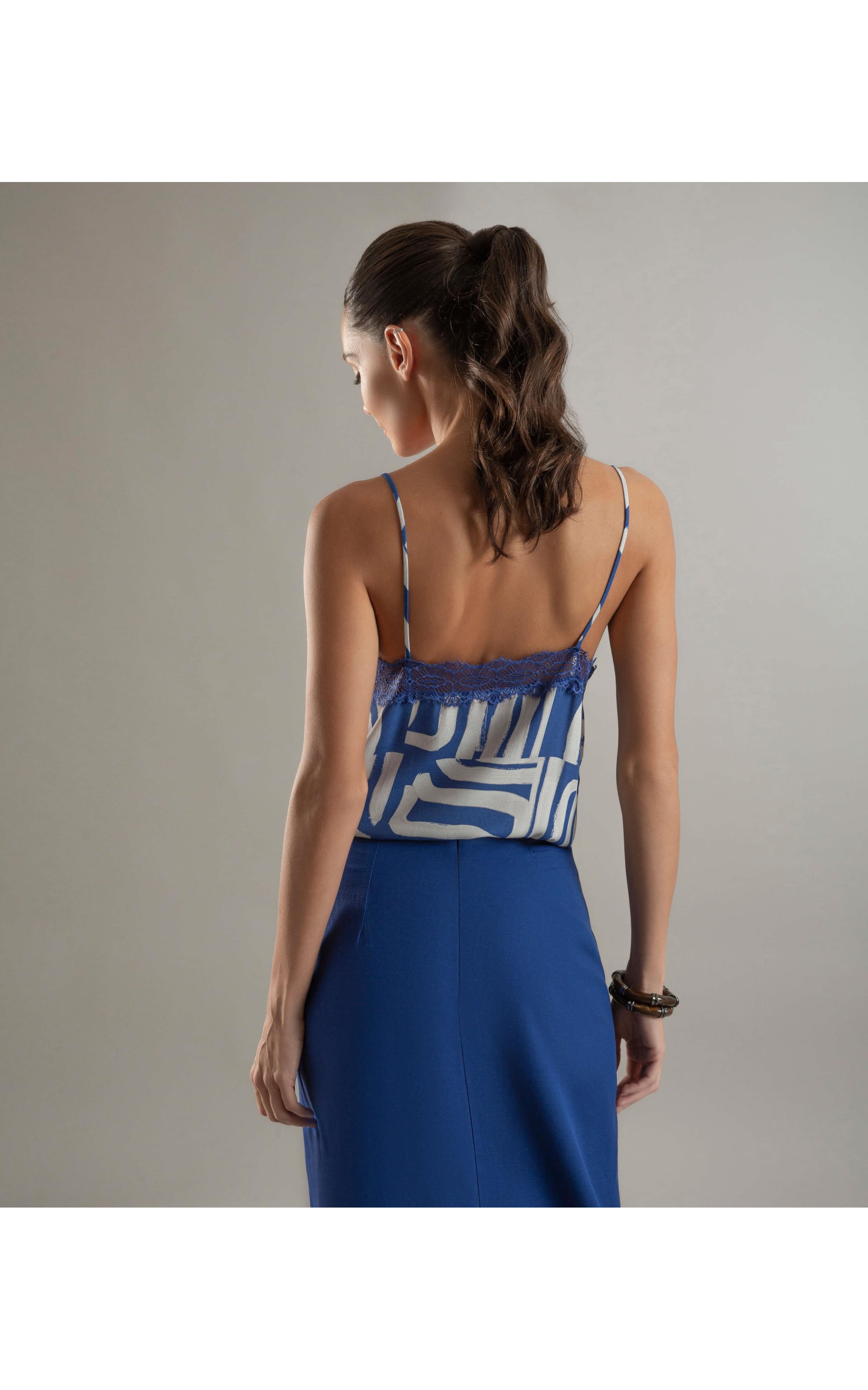 Regata Kate Brush Tiles Azul Bic