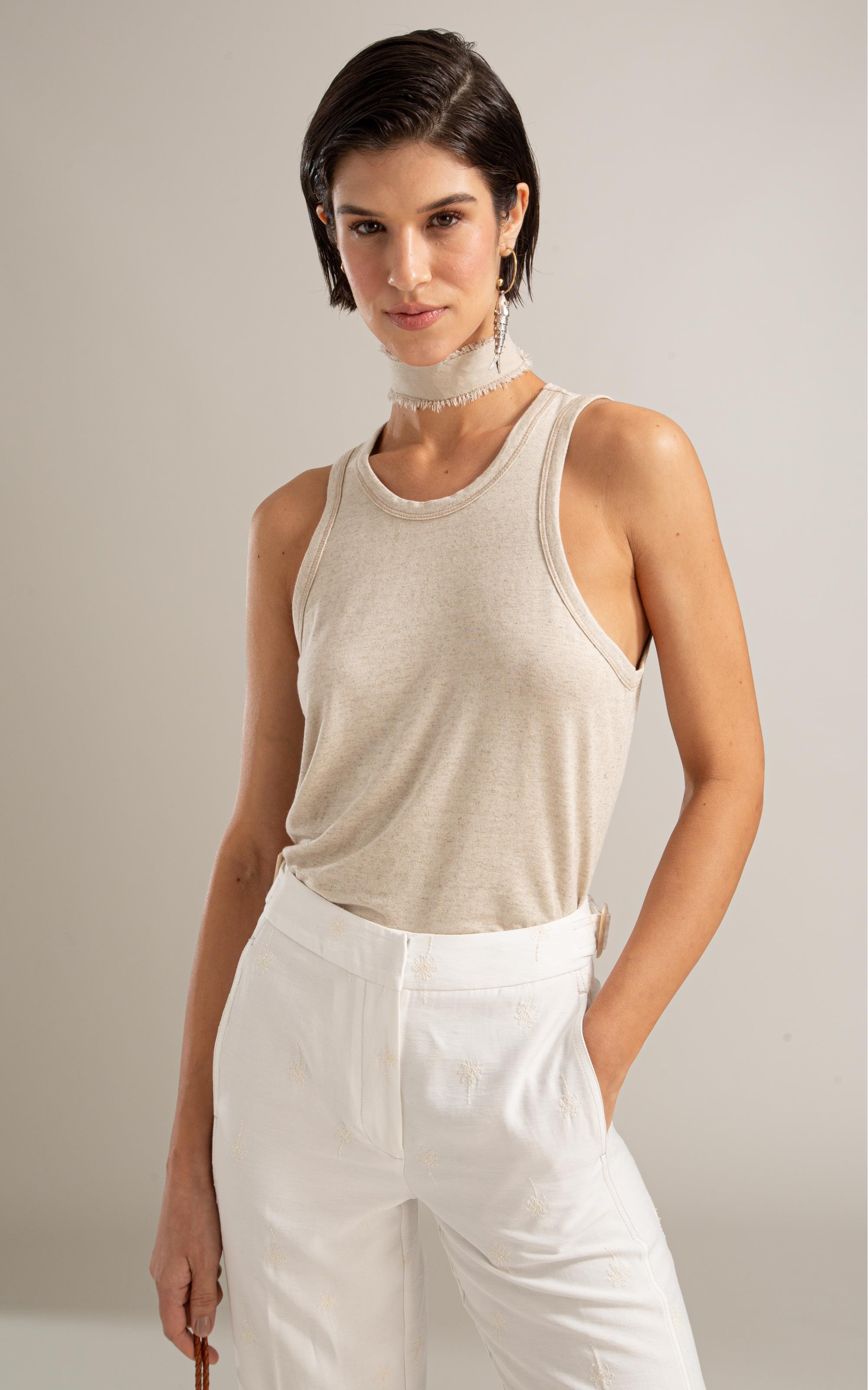 Regata Kauane Linho Natural