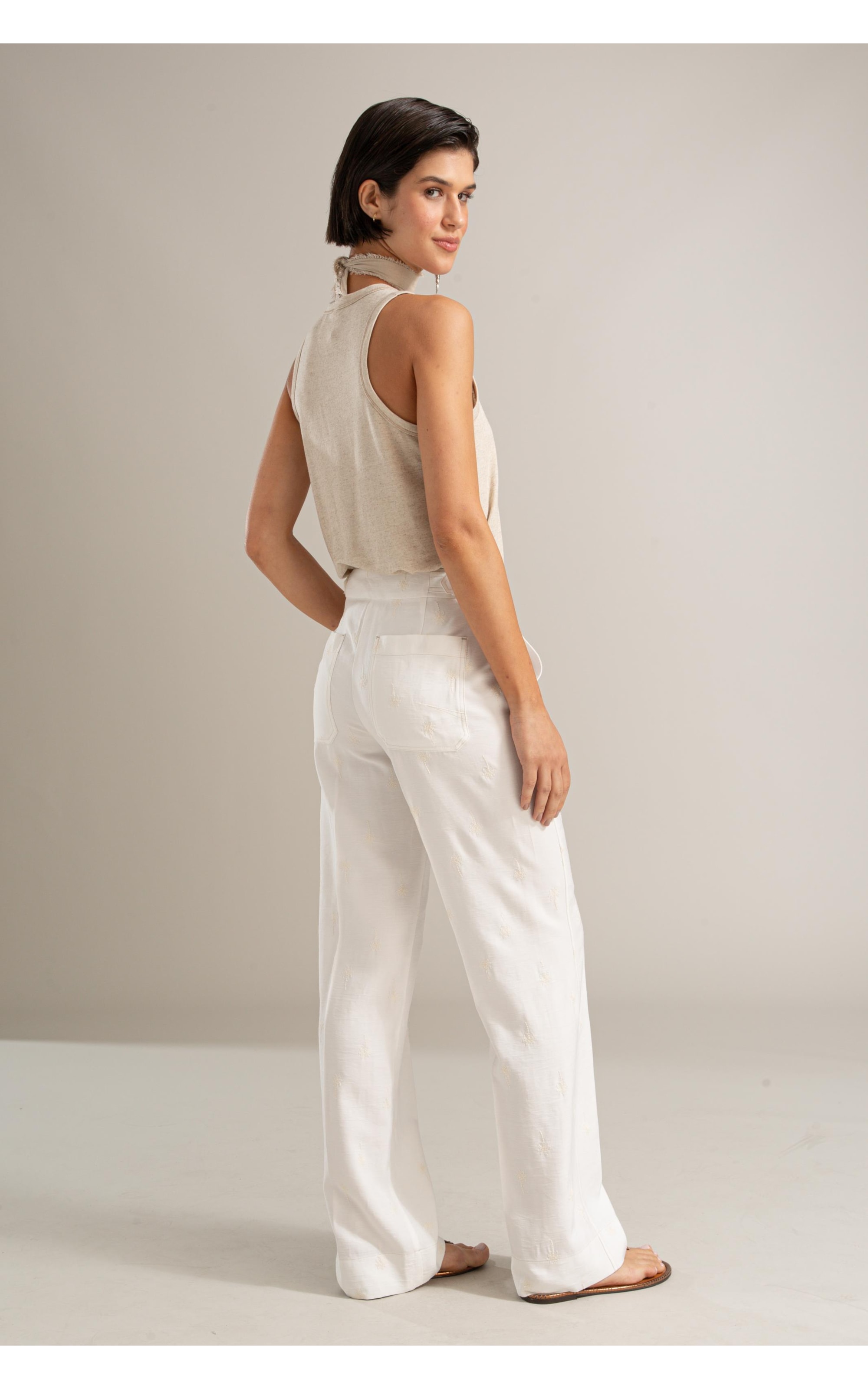 Regata Kauane Linho Natural