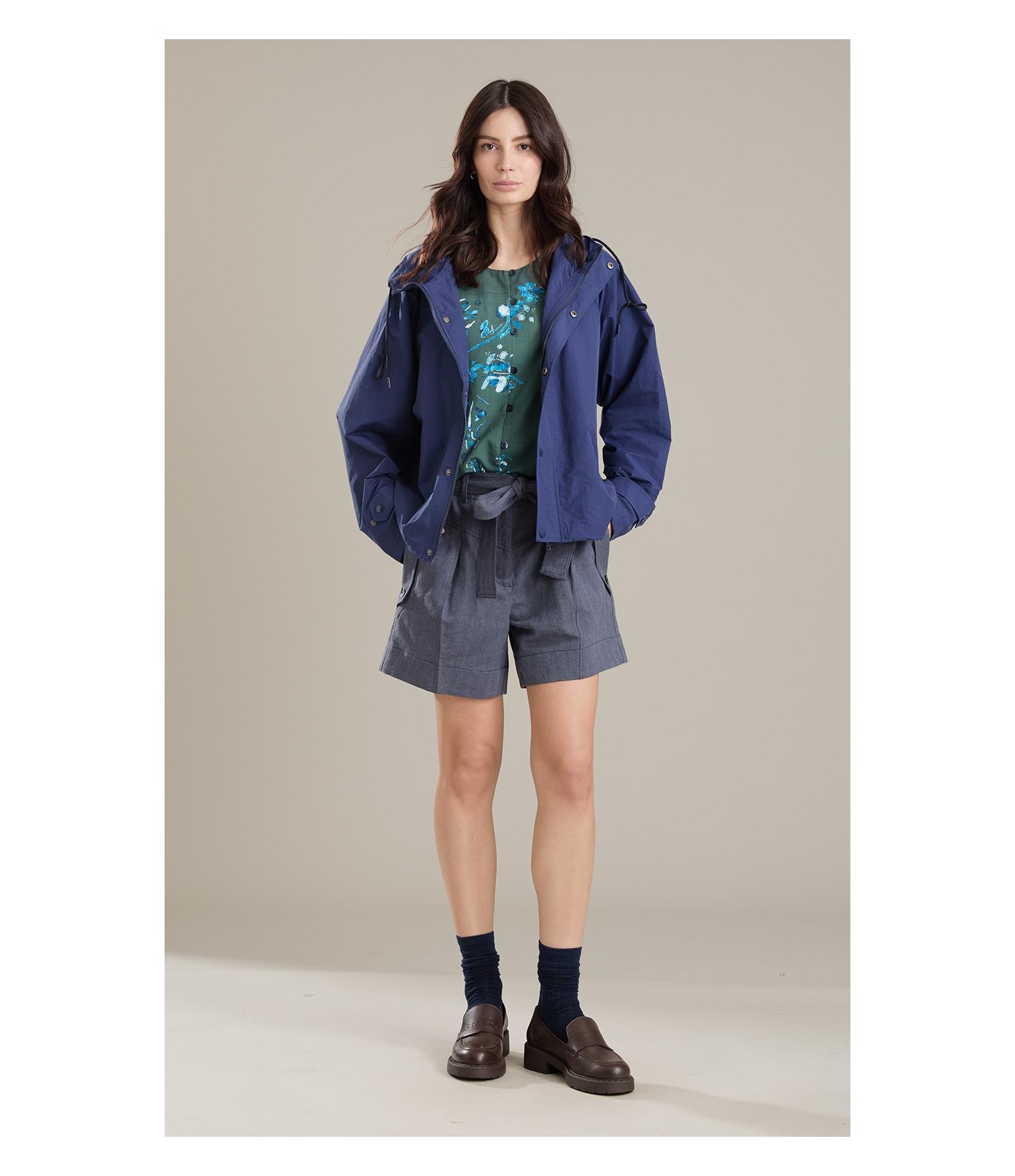 Regata Linho  Ayla Splatter Floresta