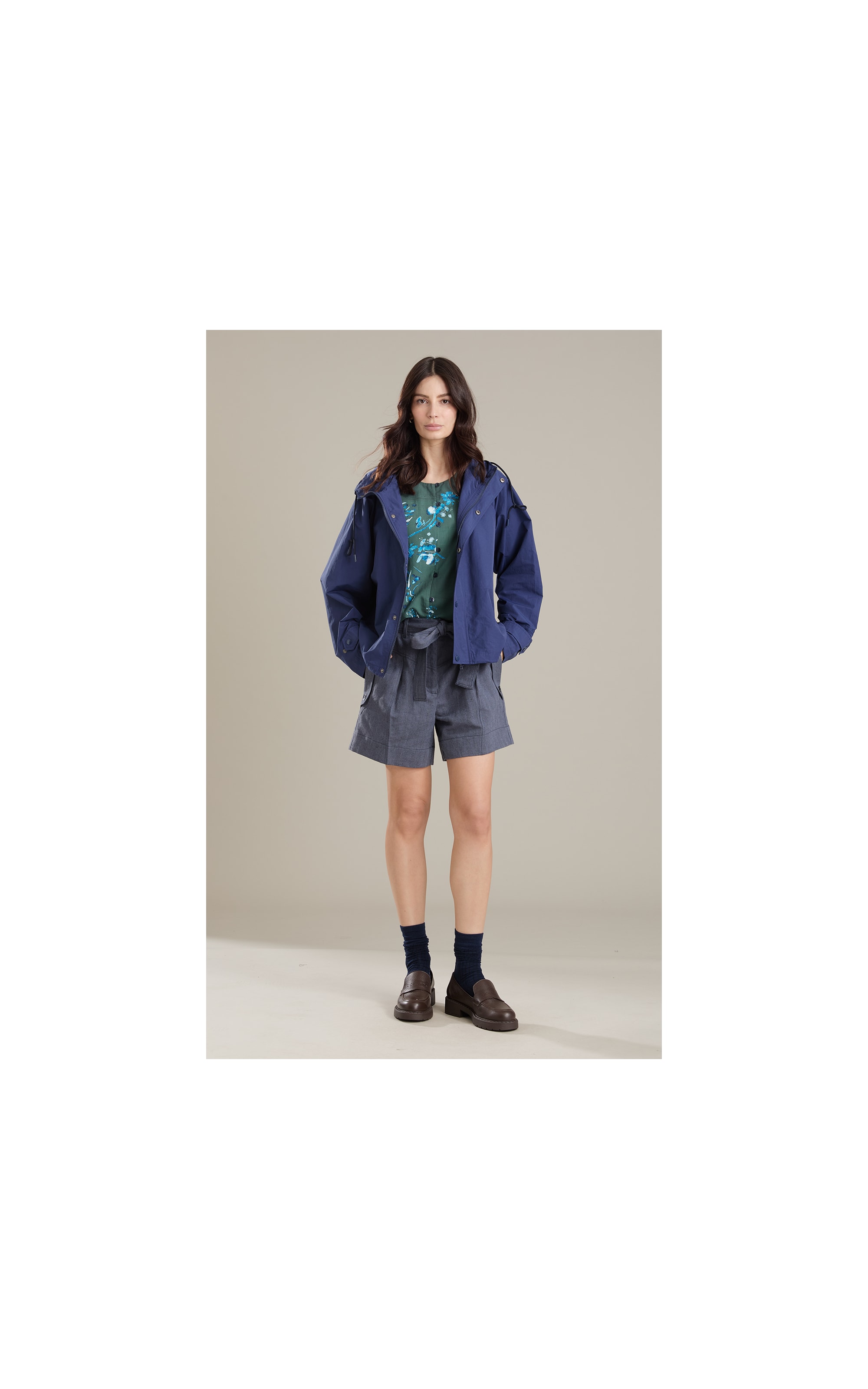 Regata Linho  Ayla Splatter Floresta