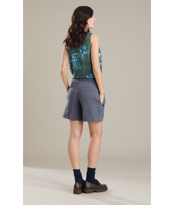 Regata Linho  Ayla Splatter Floresta