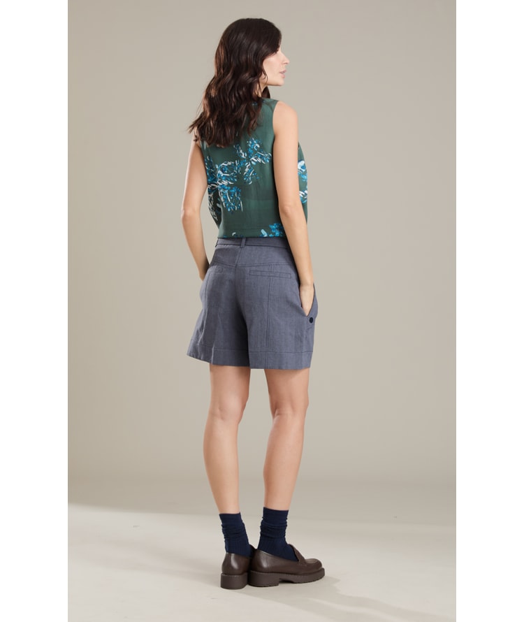 Regata Linho  Ayla Splatter Floresta