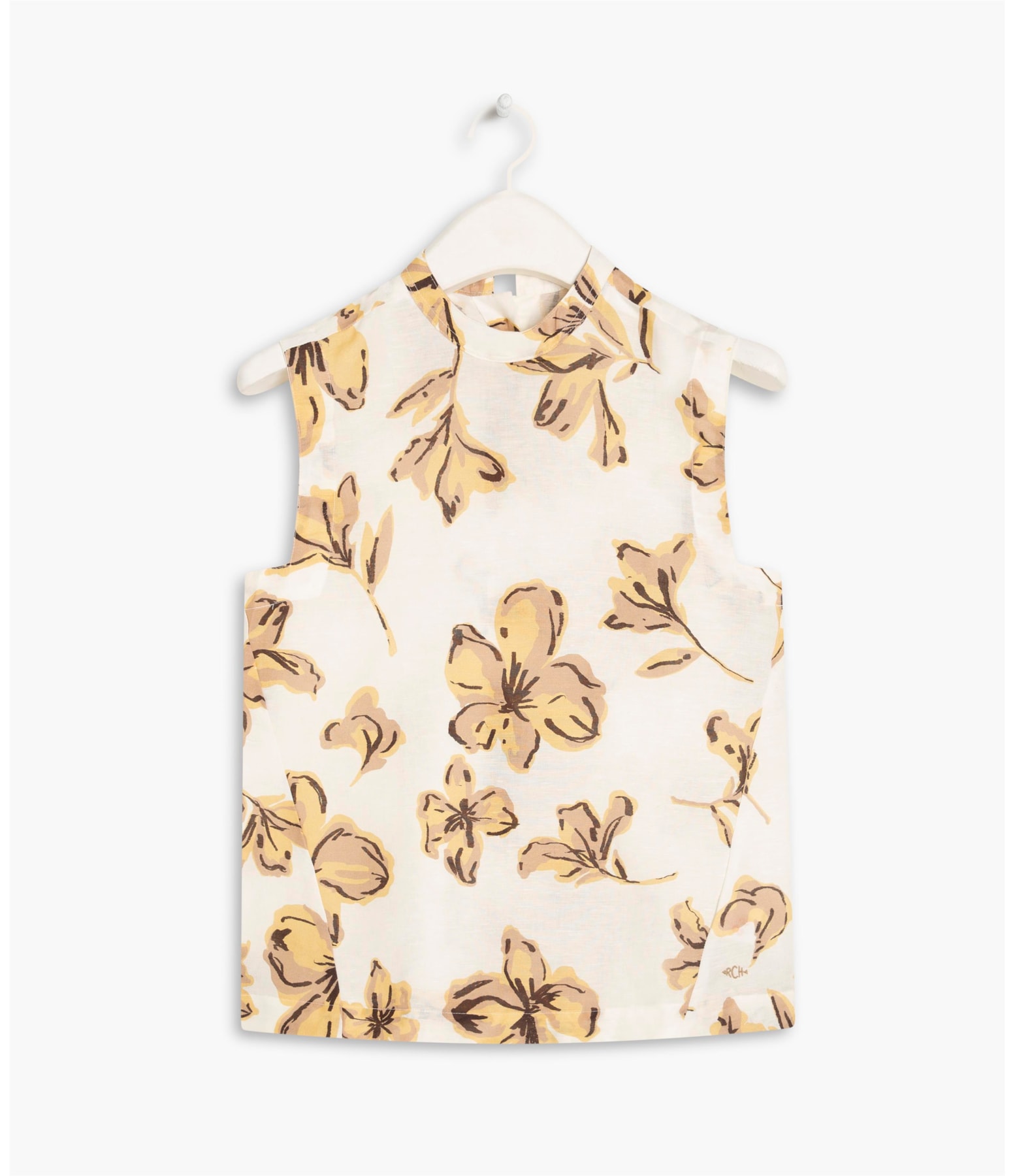 Regata Linho   Clair Floral Natural