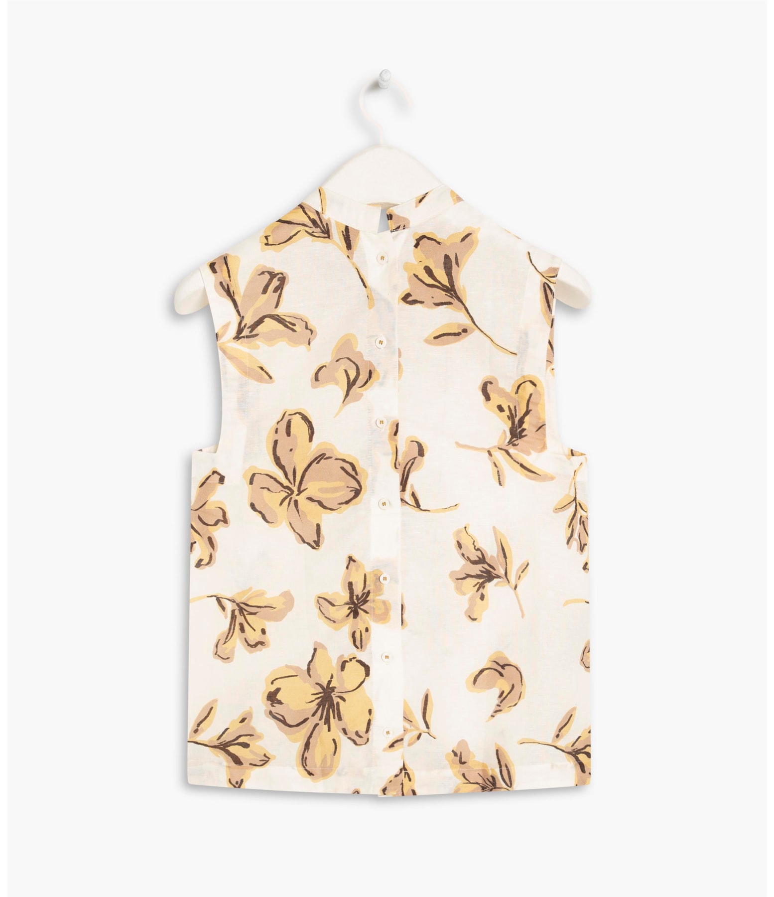 Regata Linho   Clair Floral Natural