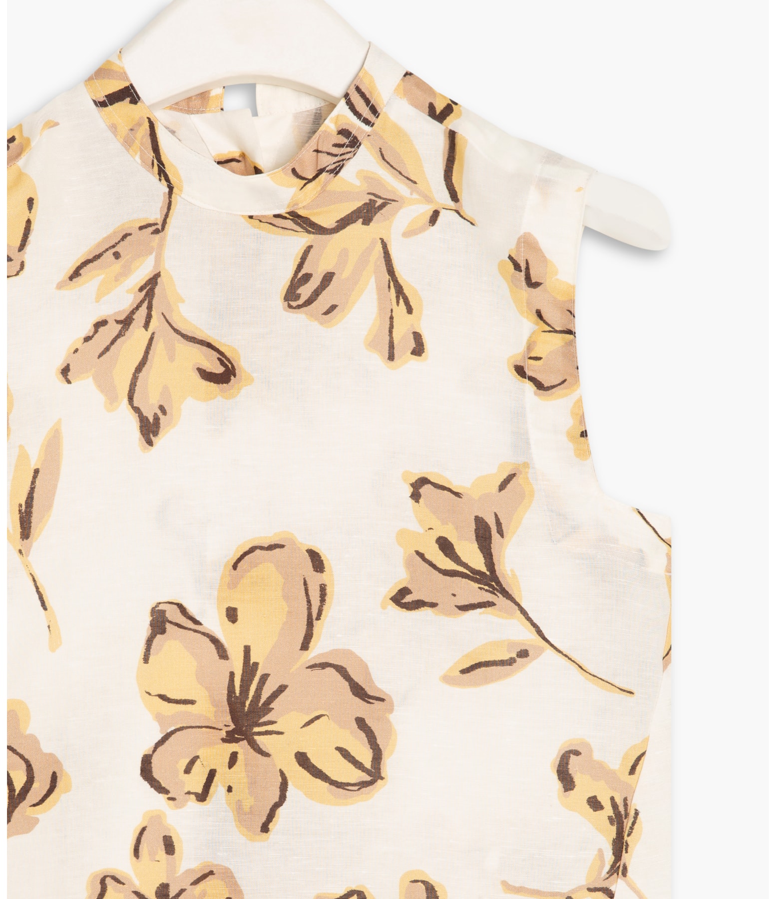 Regata Linho   Clair Floral Natural