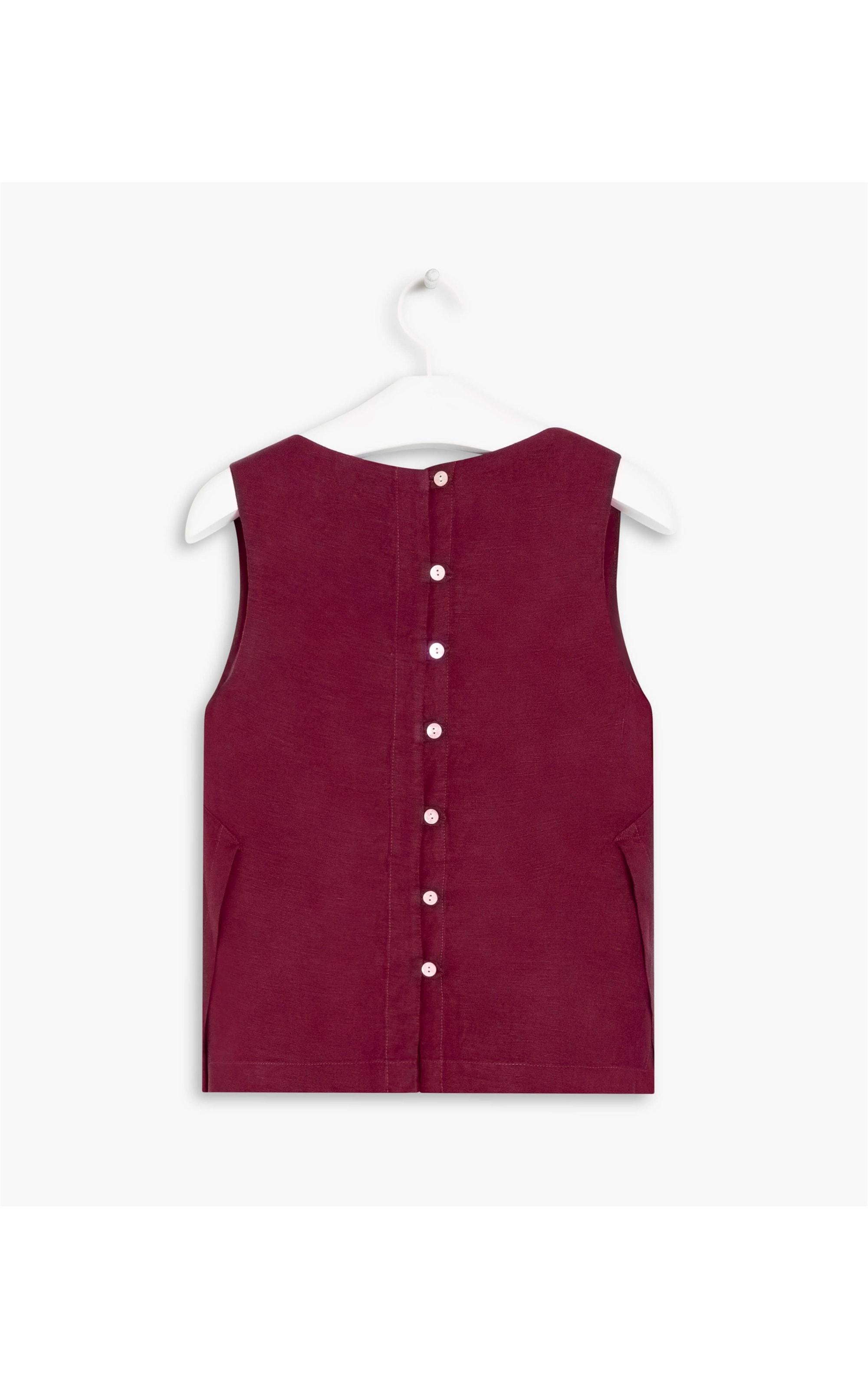 Regata Linho   Filipina Bordeaux