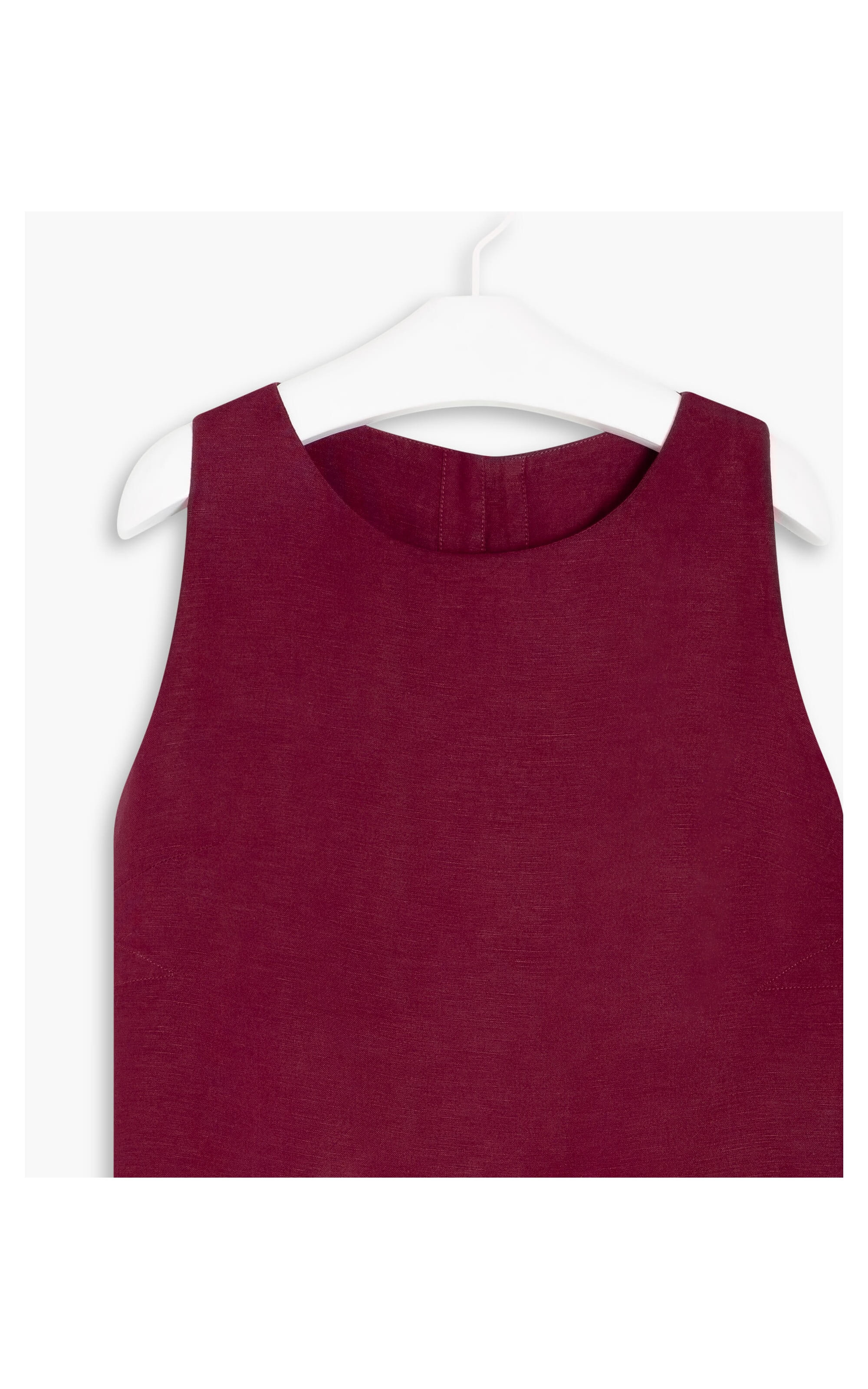 Regata Linho   Filipina Bordeaux