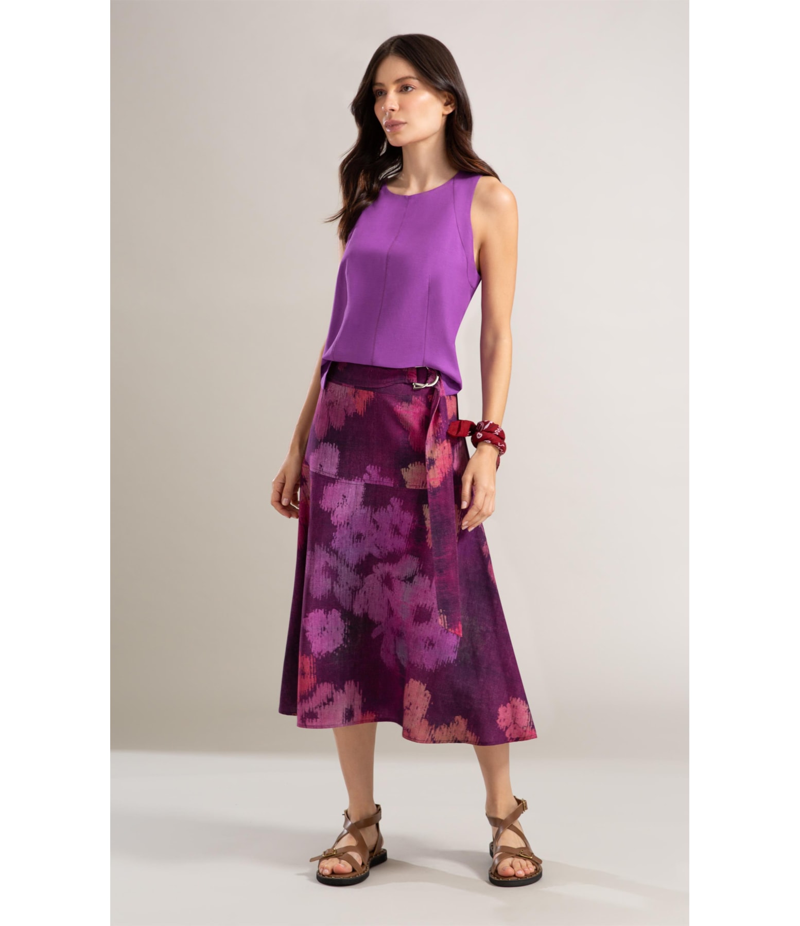 Regata Linho  Gia Lilas