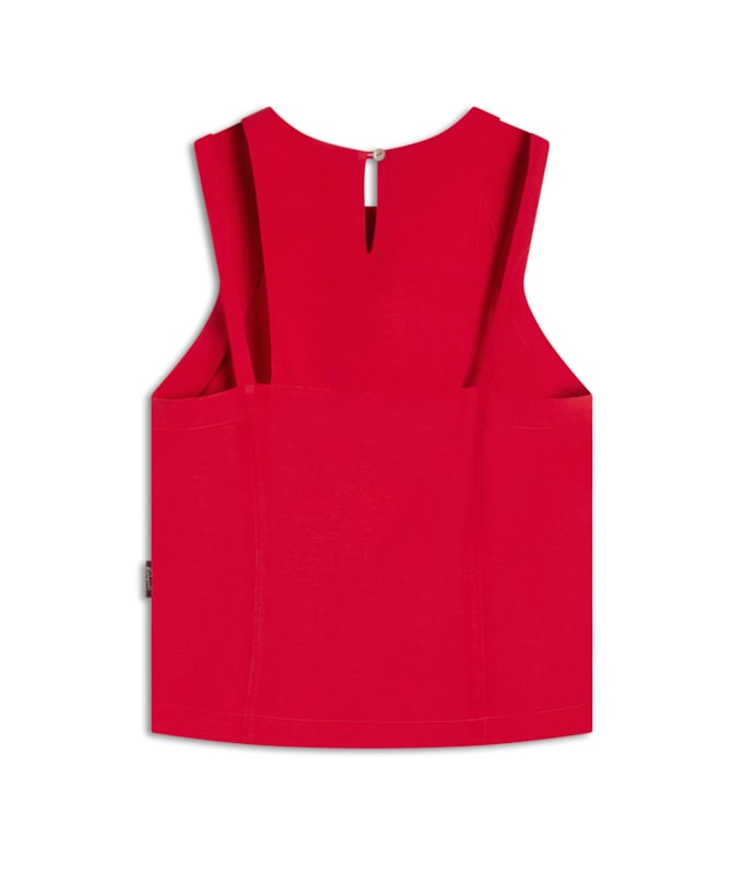 Regata Linho  Gia Vermelho Vivo