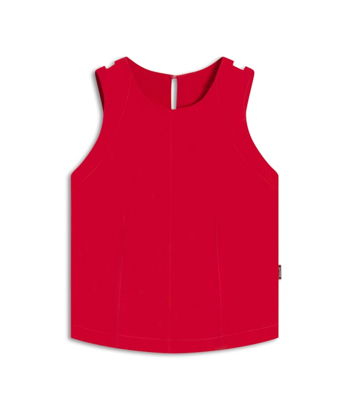 Regata Linho  Gia Vermelho Vivo