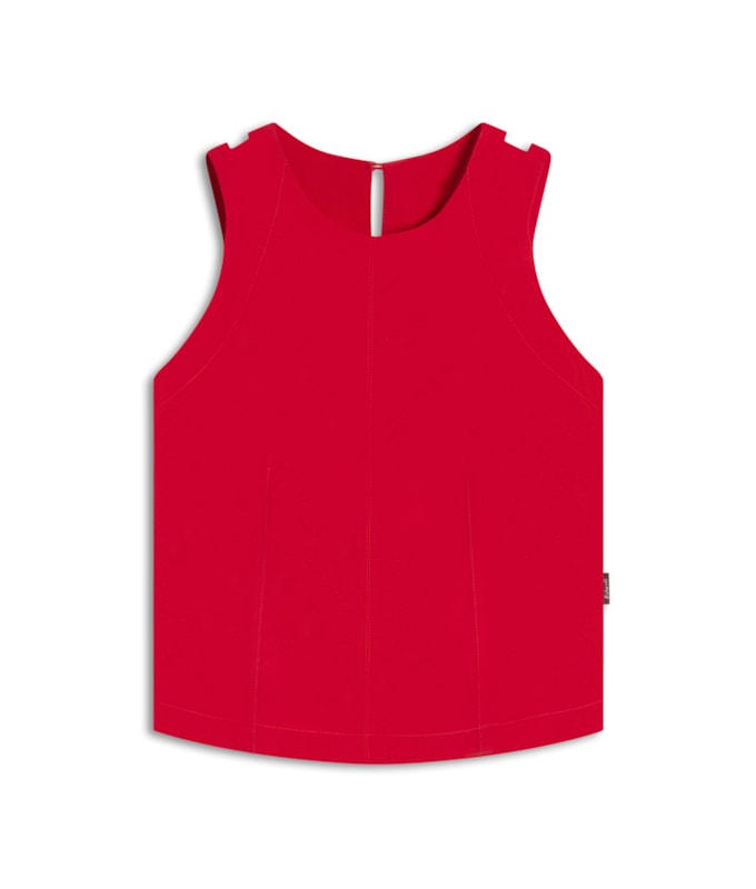 Regata Linho  Gia Vermelho Vivo