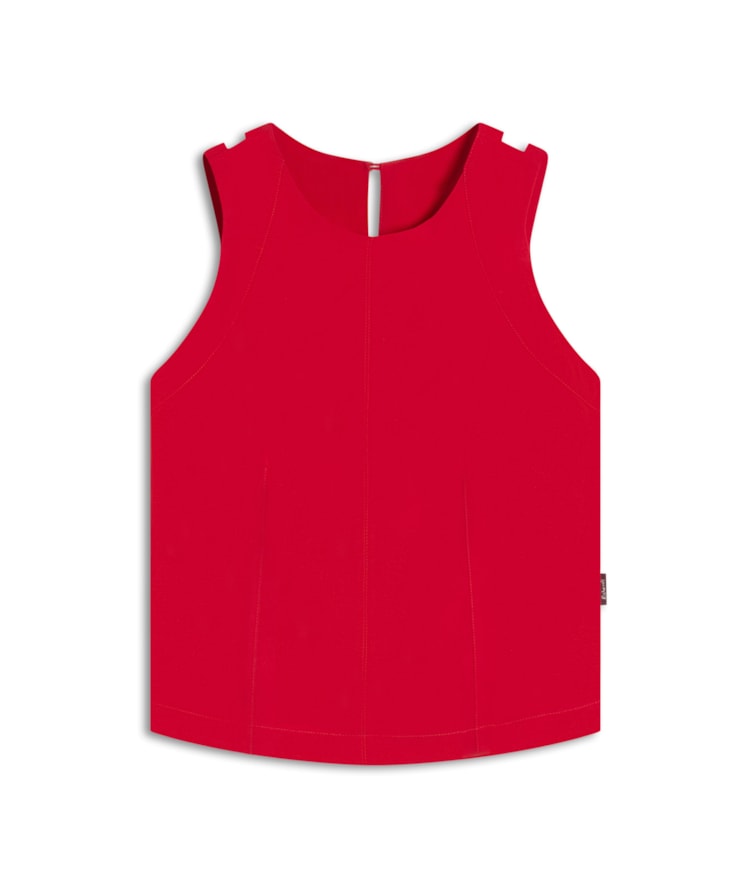 Regata Linho  Gia Vermelho Vivo