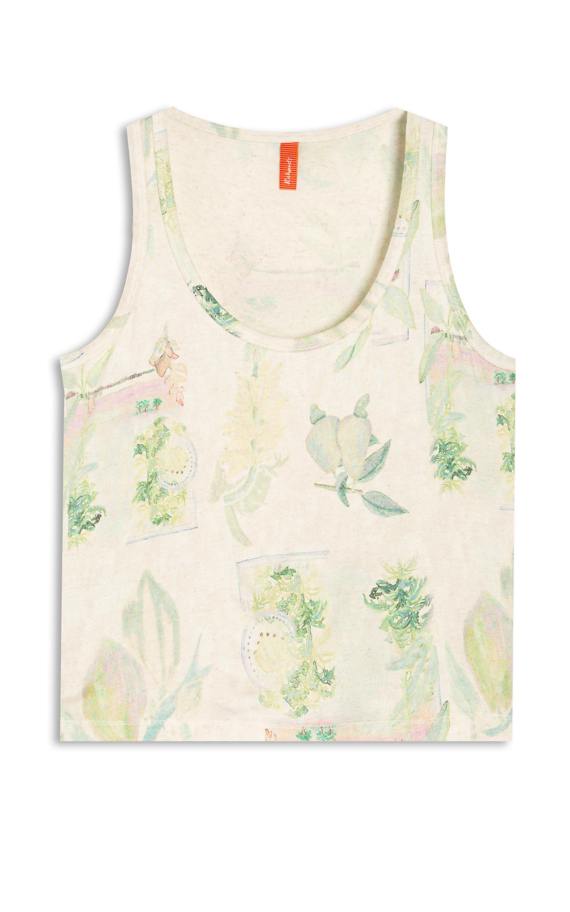 Regata Linho  Liria Estampa Tropical Natural